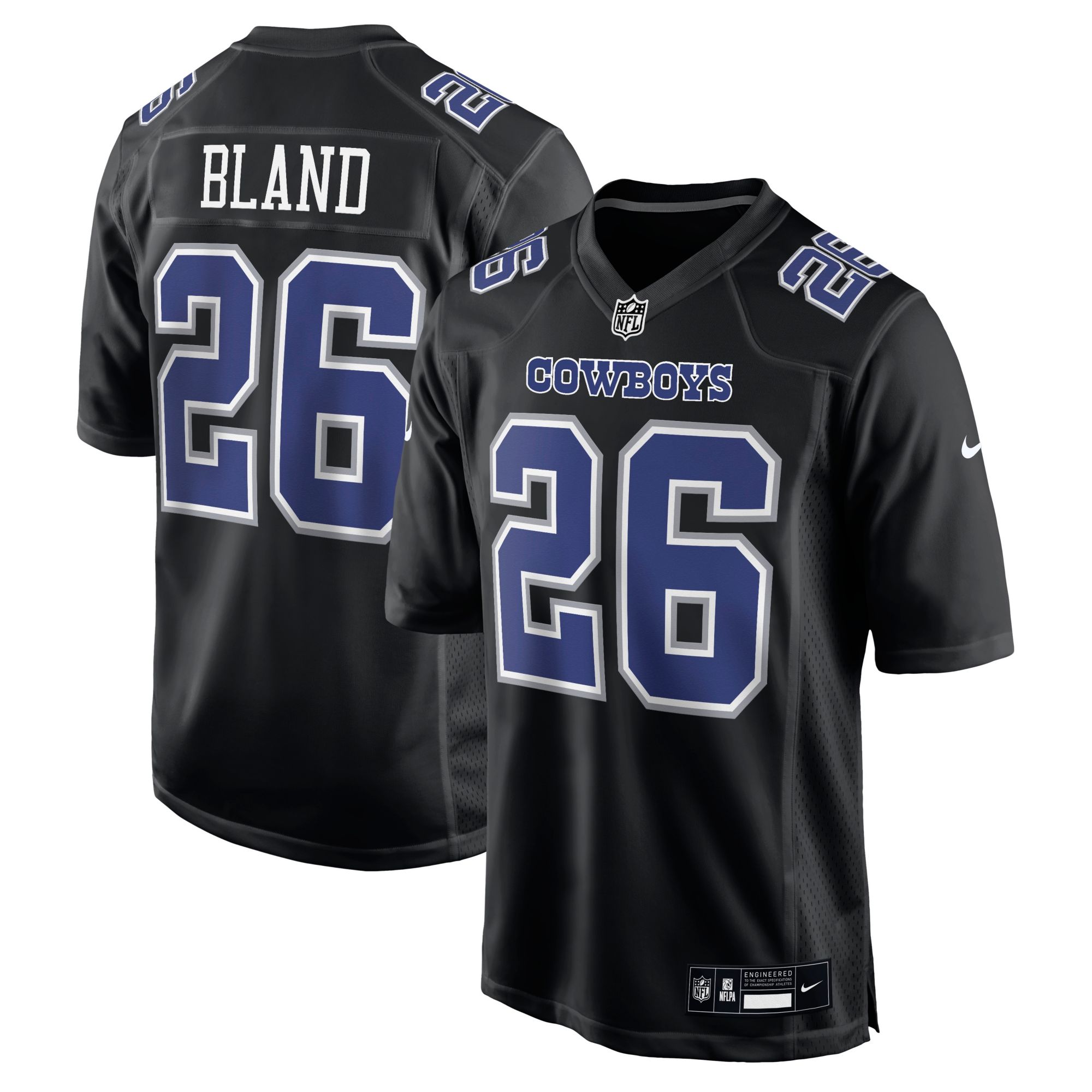 Nike Men's Dallas Cowboys DaRon Bland #26 Black Game Jersey