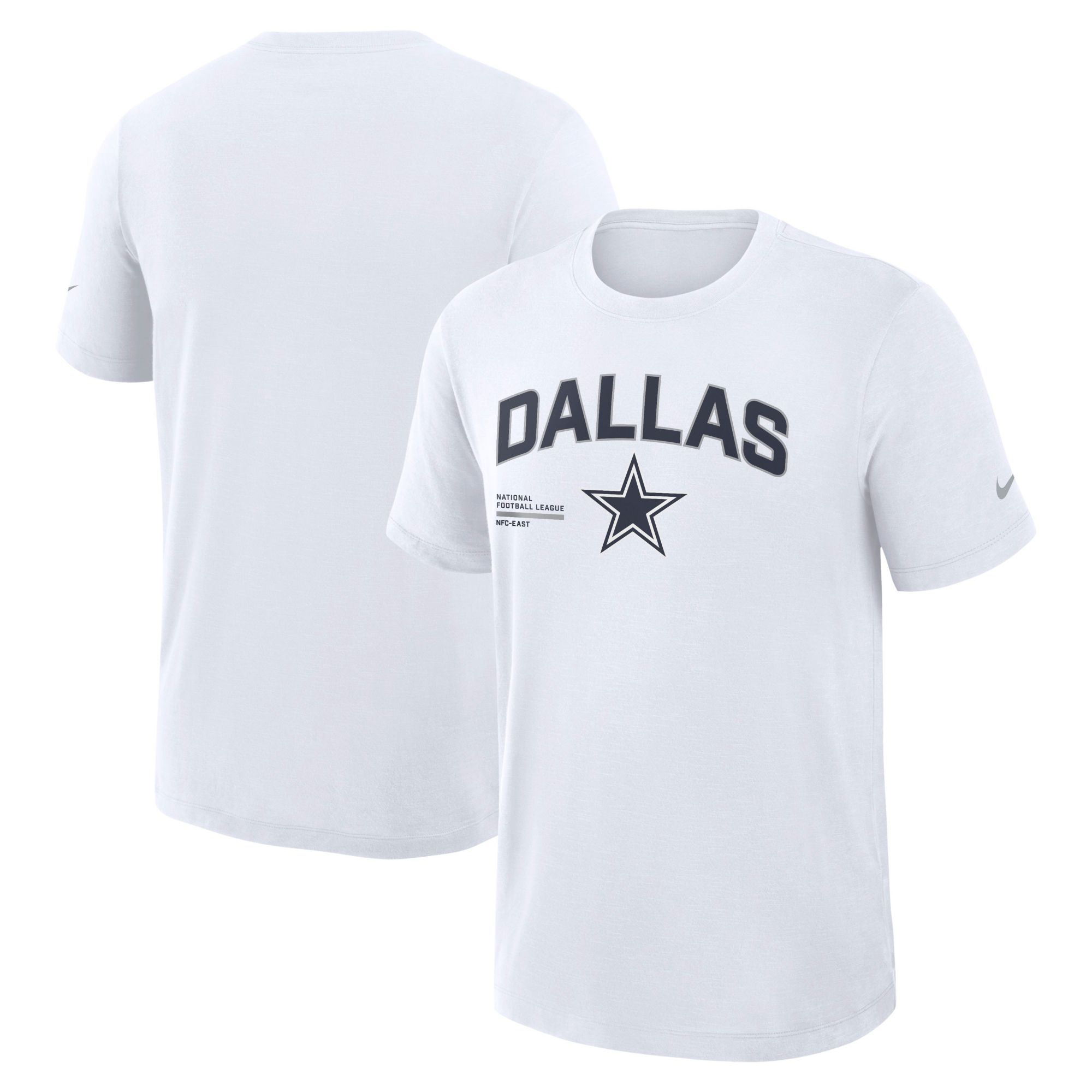 Nike Men's Dallas Cowboys White Arch Slub T-Shirt