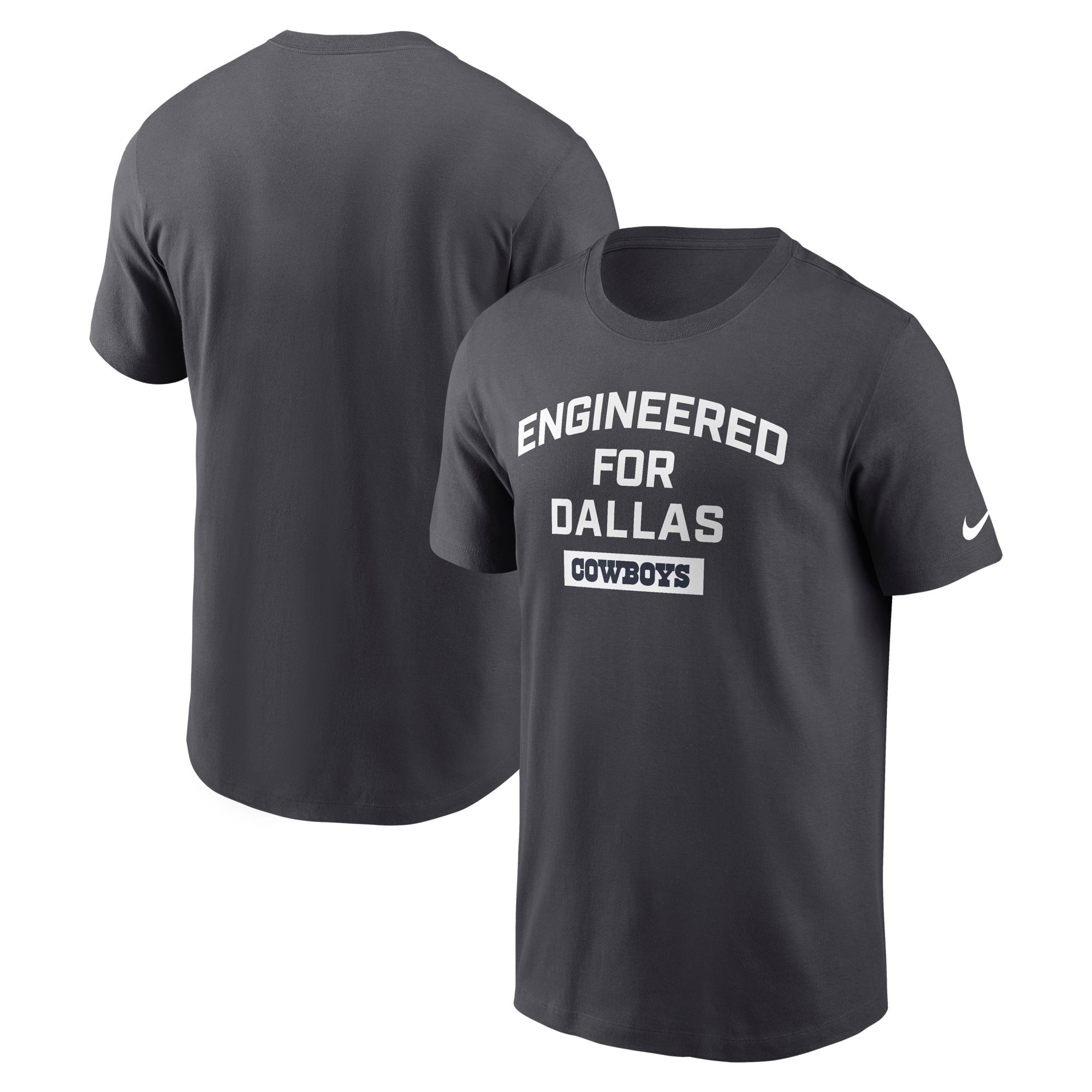 Nike Men's Dallas Cowboys Anthracite Team City Cotton T-Shirt