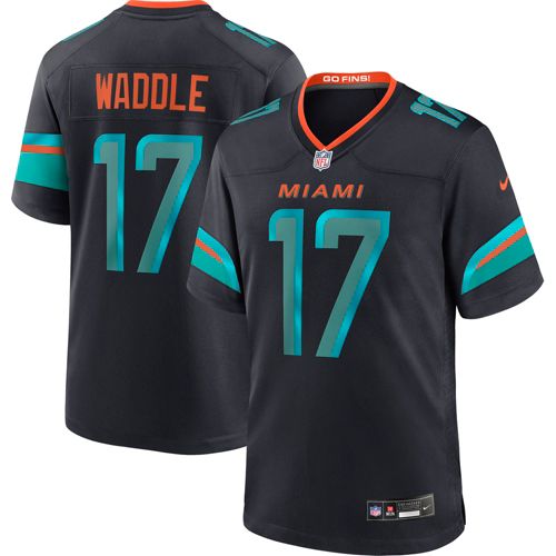 [最終価格] 新品Waddle #17 マイアミドルフィンズ　ジャージ NFL Nike Men's Miami Dolphins Jaylen Waddle #17 Aqua Game Jersey