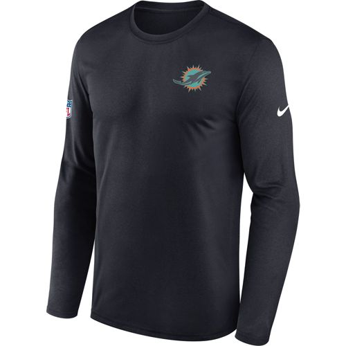 Nike Adult Miami Dolphins NFL Rivalries Hooded Long Sleeve T-Shirt
