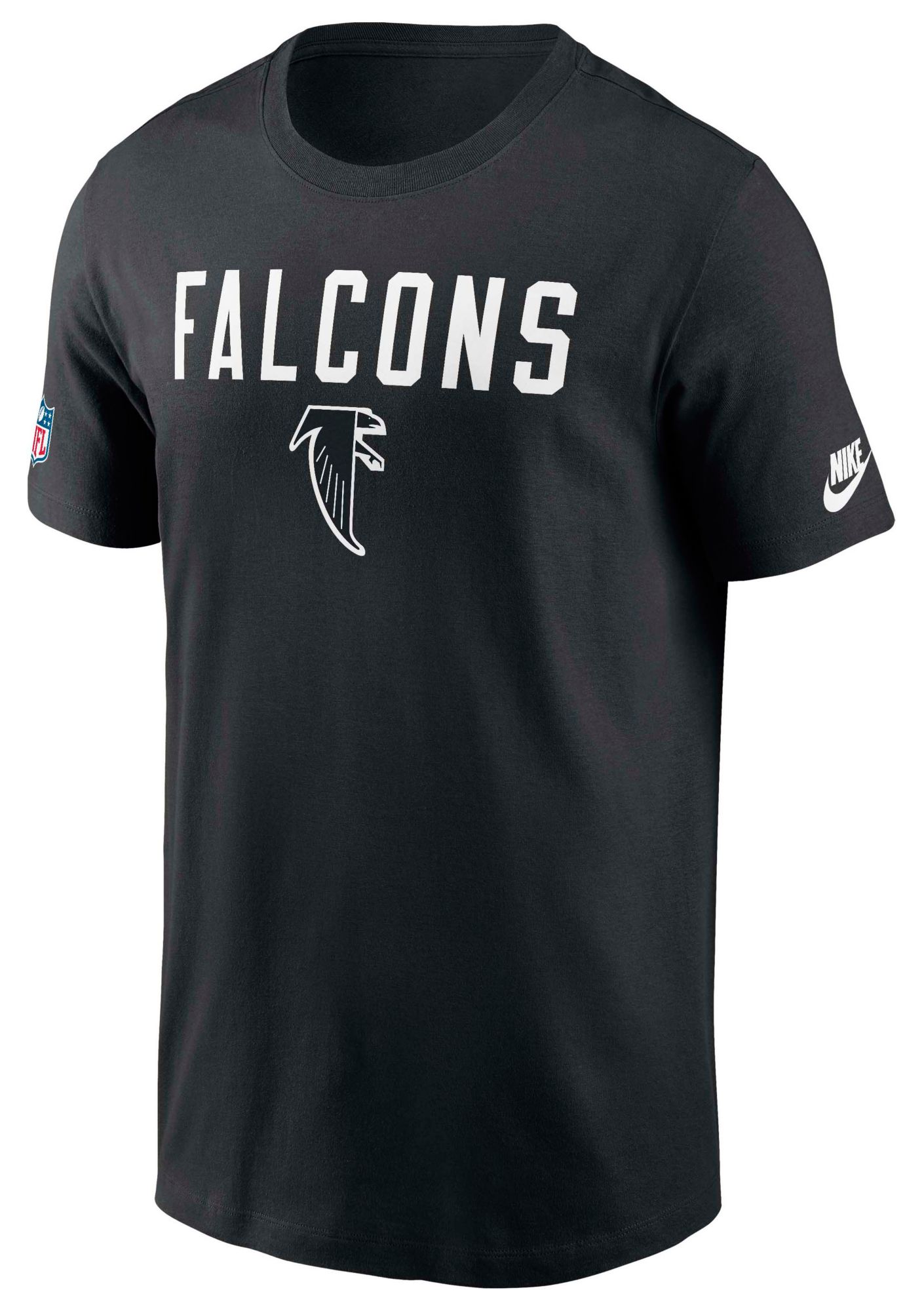 Nike Men's Atlanta Falcons Black Dri-FIT Logo T-Shirt