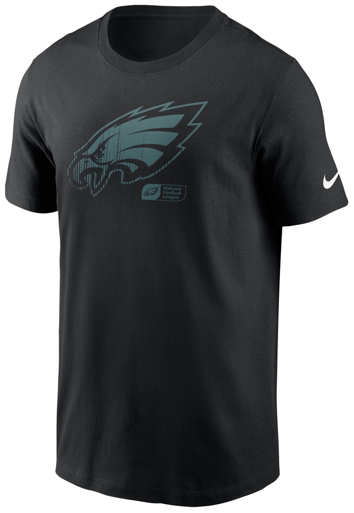 Nike Men's Philadelphia Eagles Black Logo T-Shirt