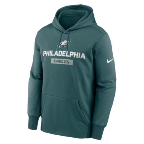 Nike Men's Philadelphia Eagles Black Therma Icon Pullover Hoodie