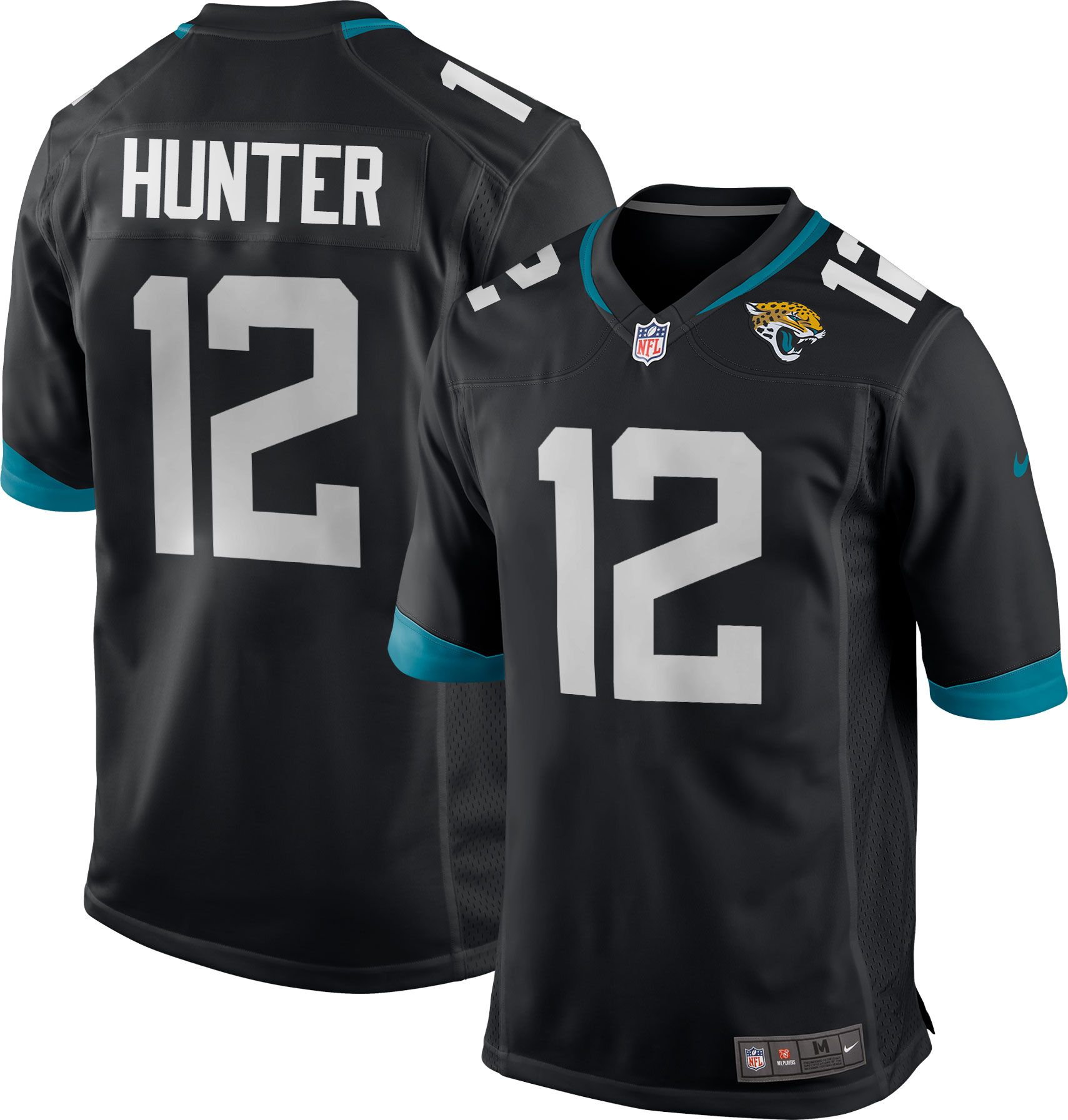 Nike Men's Jacksonville Jaguars Travis Hunter #12 Black Game Jersey