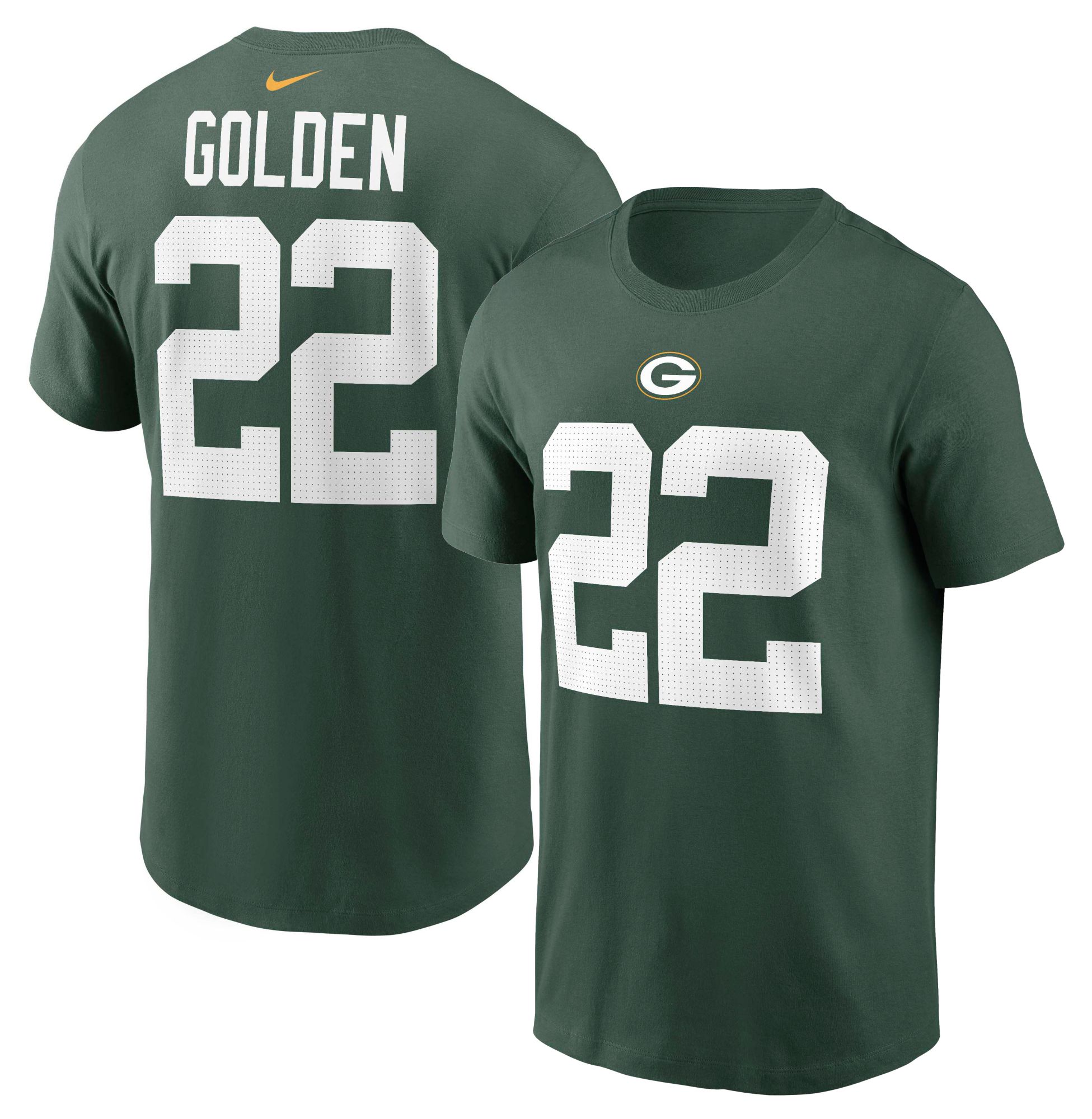 Nike Men's Green Bay Packers Draft Pick #1 Green T-Shirt