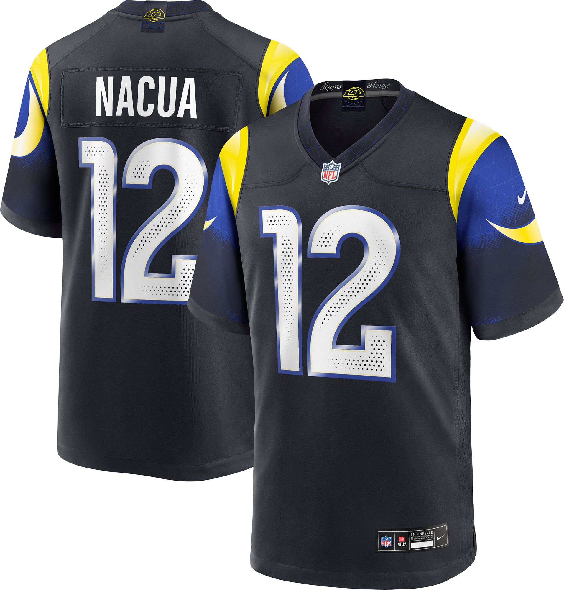 Nike Men's Los Angeles Rams Puka Nacua #12 NFL Rivalries Game Jersey
