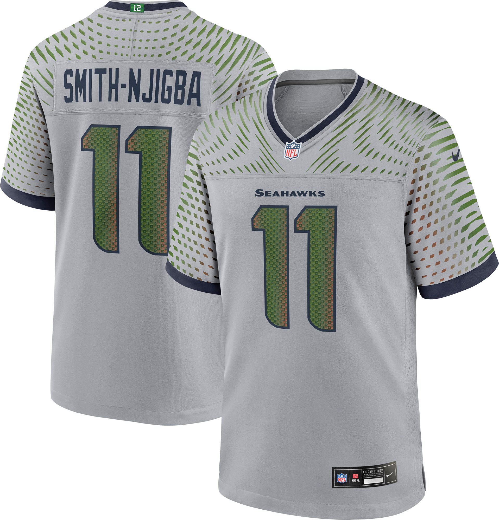 Nike Men's Seattle Seahawks Jaxon Smith-Njigba #11 NFL Rivalries Game Jersey