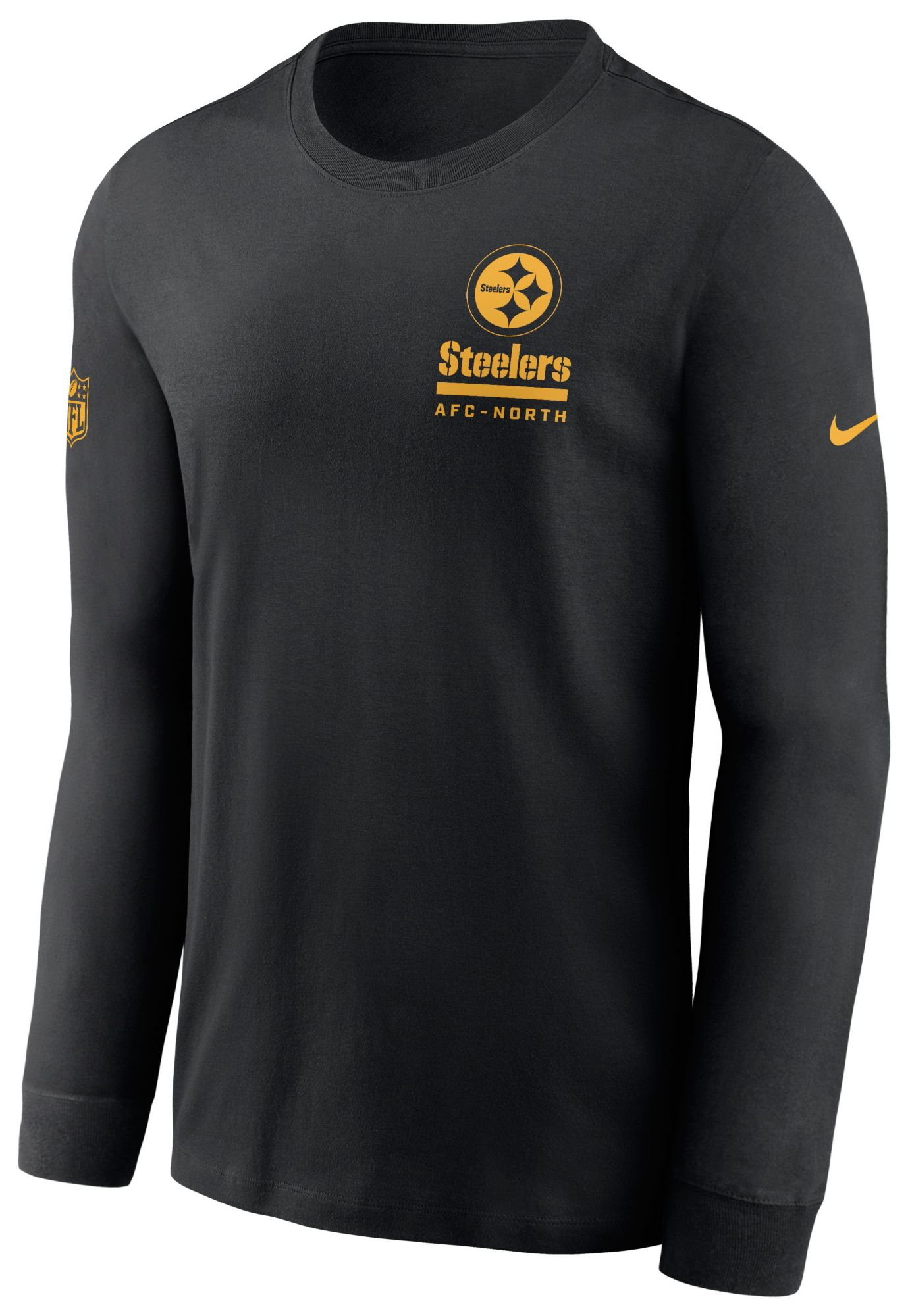 Nike Men's Pittsburgh Steelers Black Legend Team Issue Long Sleeve T-Shirt