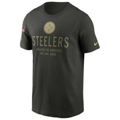 Nike Men's Pittsburgh Steelers Black Legend Logo T-Shirt Dick's
