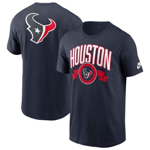 Nike Men's Houston Texans Pitch Blue Dri-FIT Logo T-Shirt