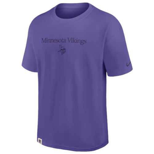 売れ筋商品|||ナイキ Tシャツ トップス レディース Men's Purple Minnesota Vikings Yard Line Fashion Asbury T-shirt Purple Women's Nike Purple Minnesota Vikings Boxy T-Shirt