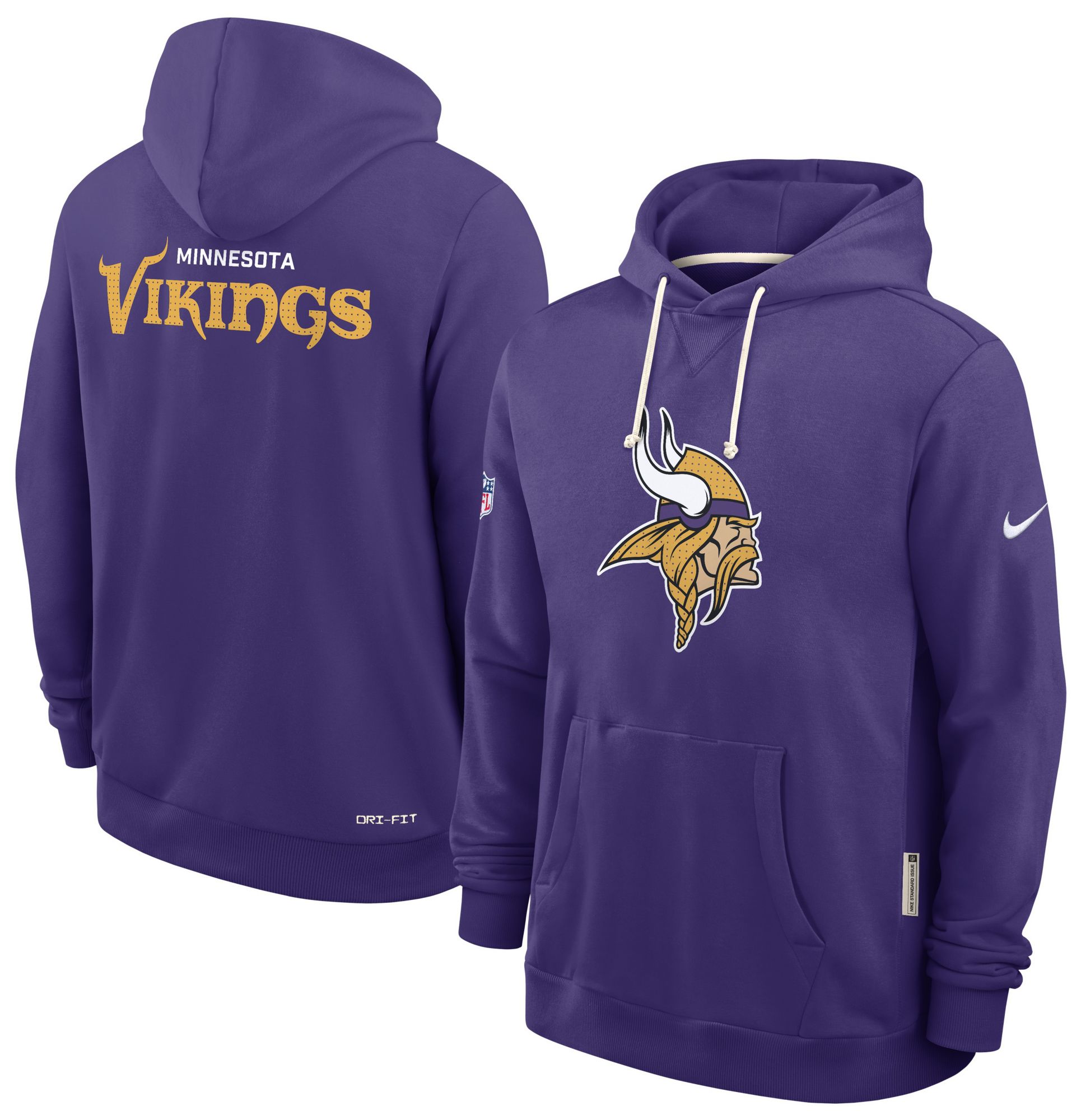 Nike Men's Minnesota Vikings Court Purple Standard Issue Pullover Hoodie