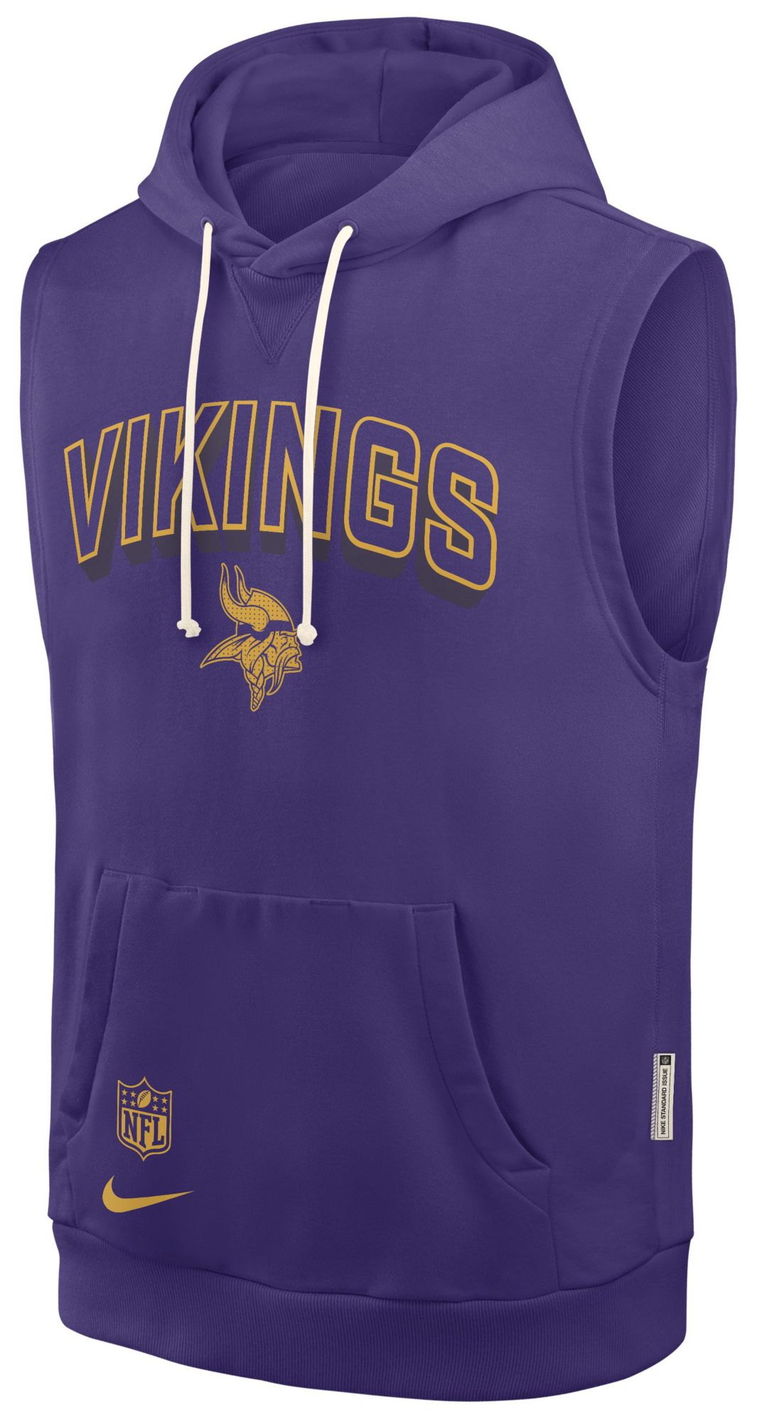 Nike Men's Minnesota Vikings Court Purple Sleeveless Hoodie