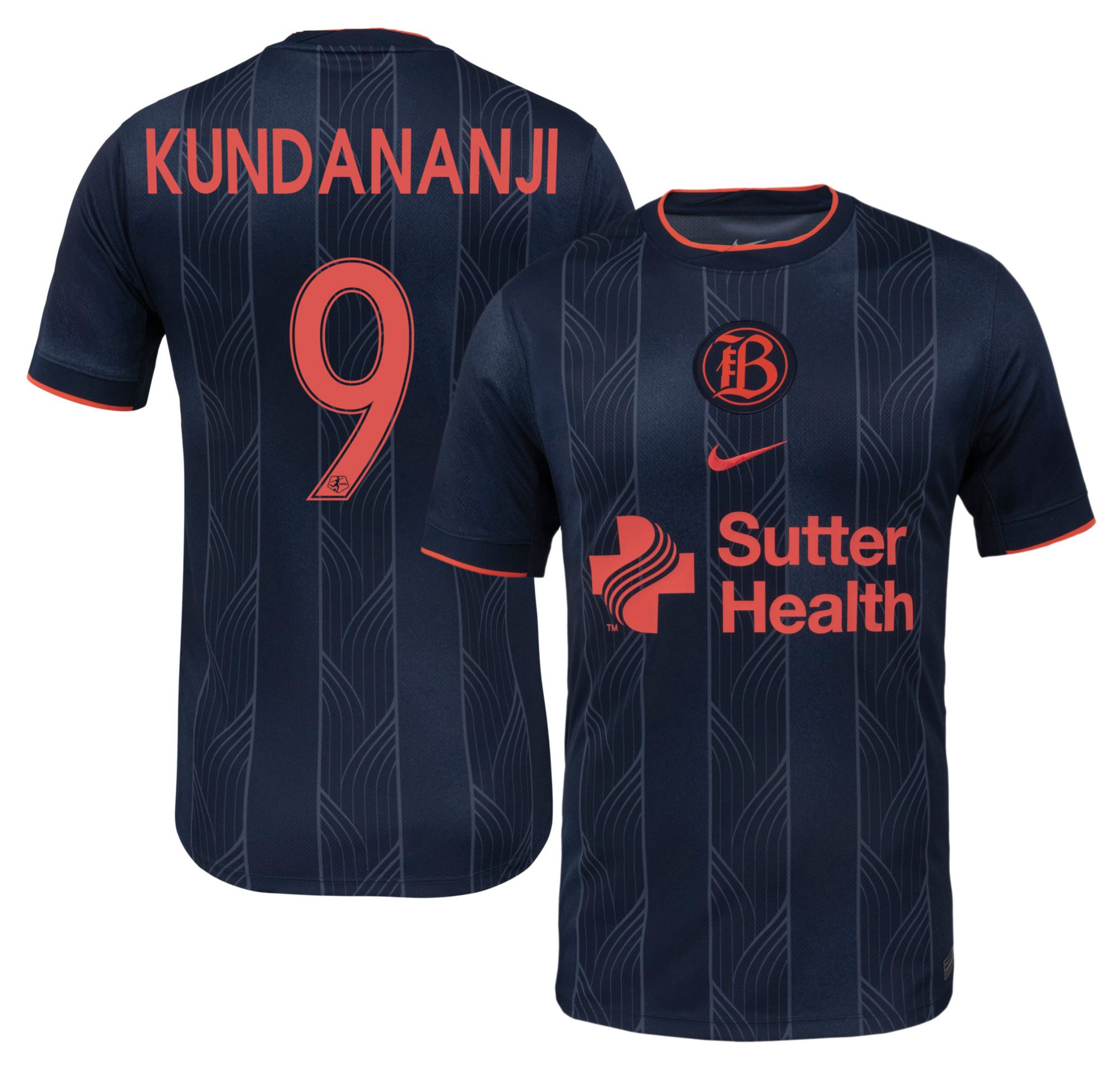 Nike Men's Bay FC Racheal Kundananji #9 Grey Away Replica Jersey