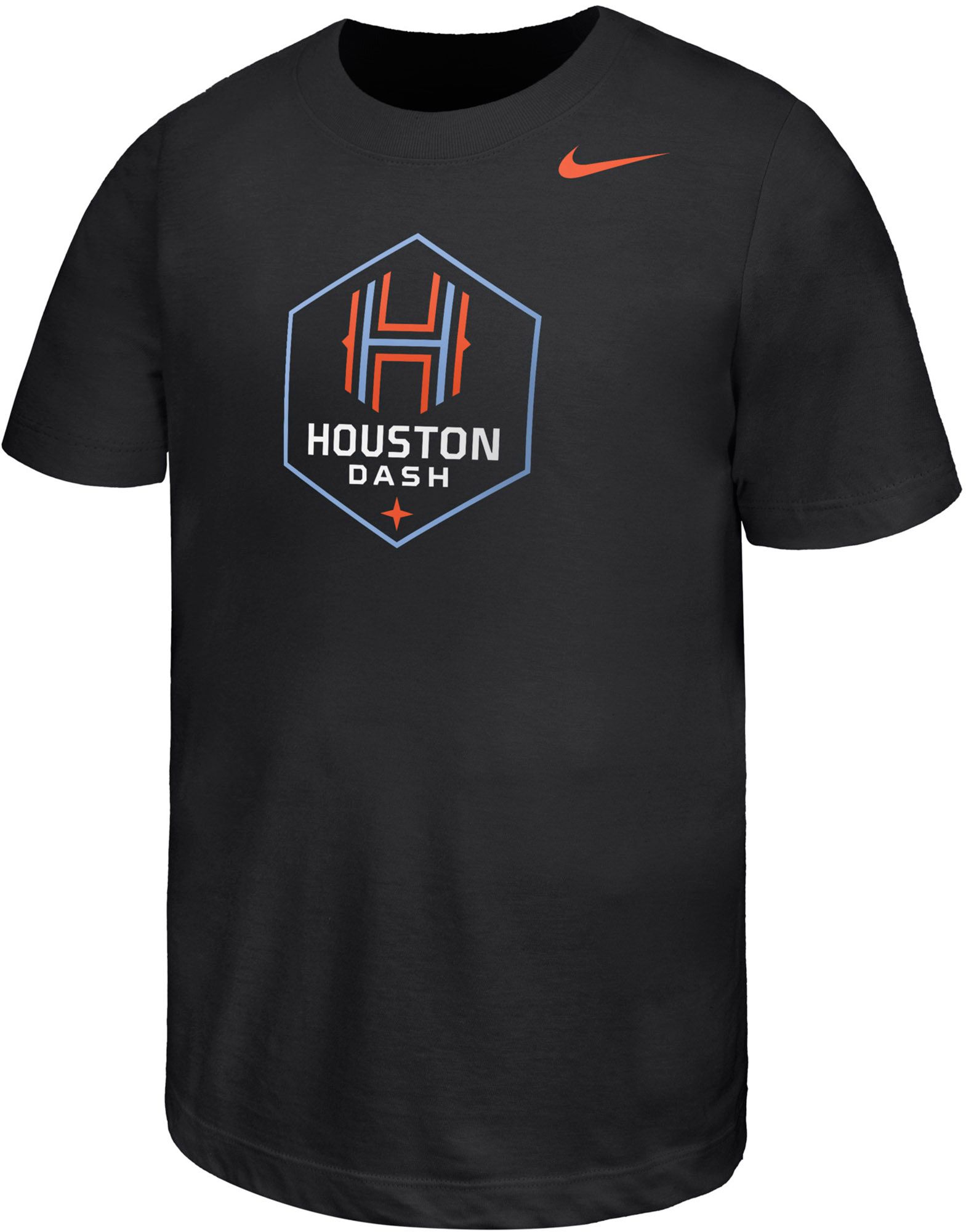 Nike Youth Houston Dash Black Logo T-Shirt