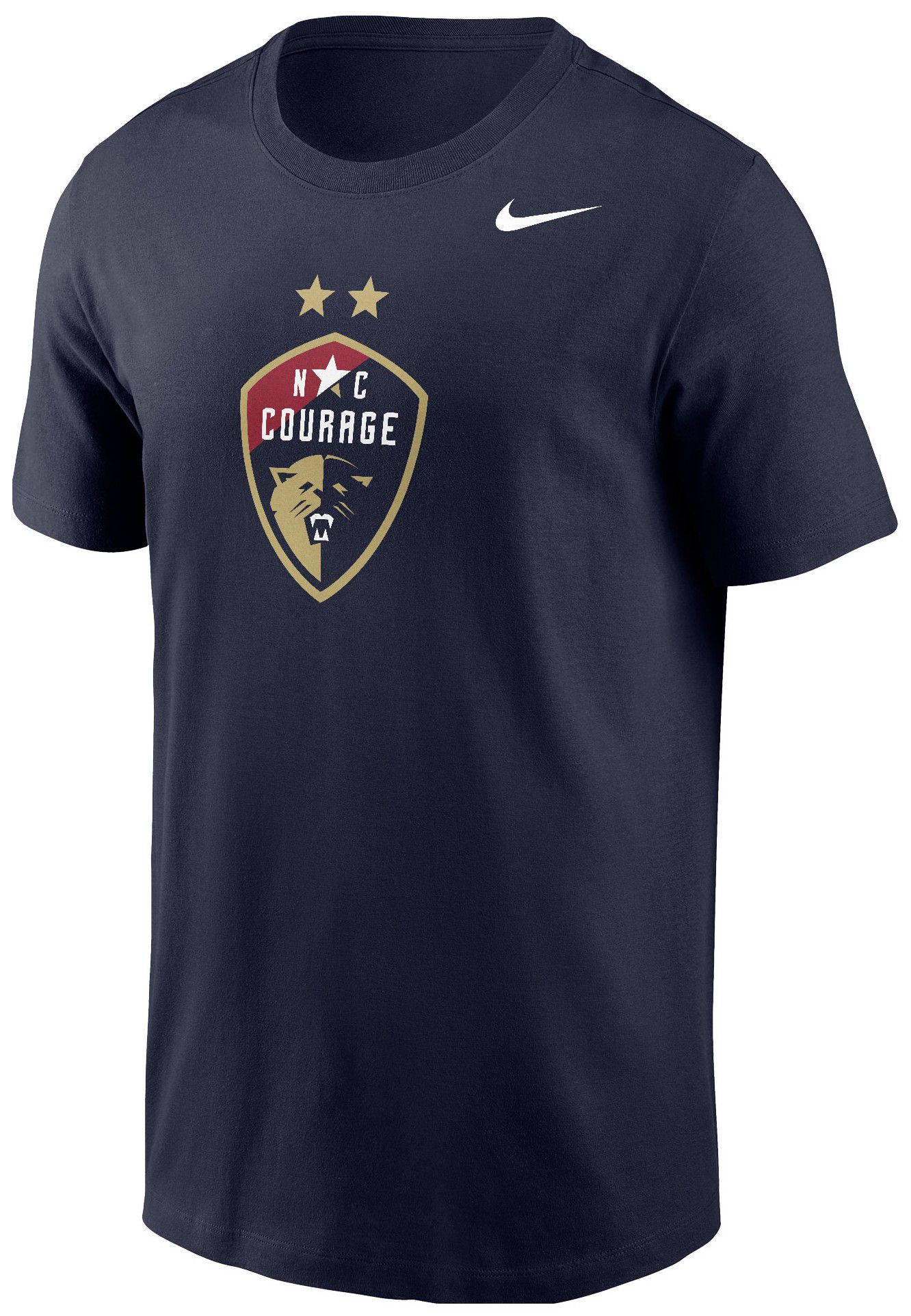 Nike Men's North Carolina Courage Navy Core Cotton T-Shirt