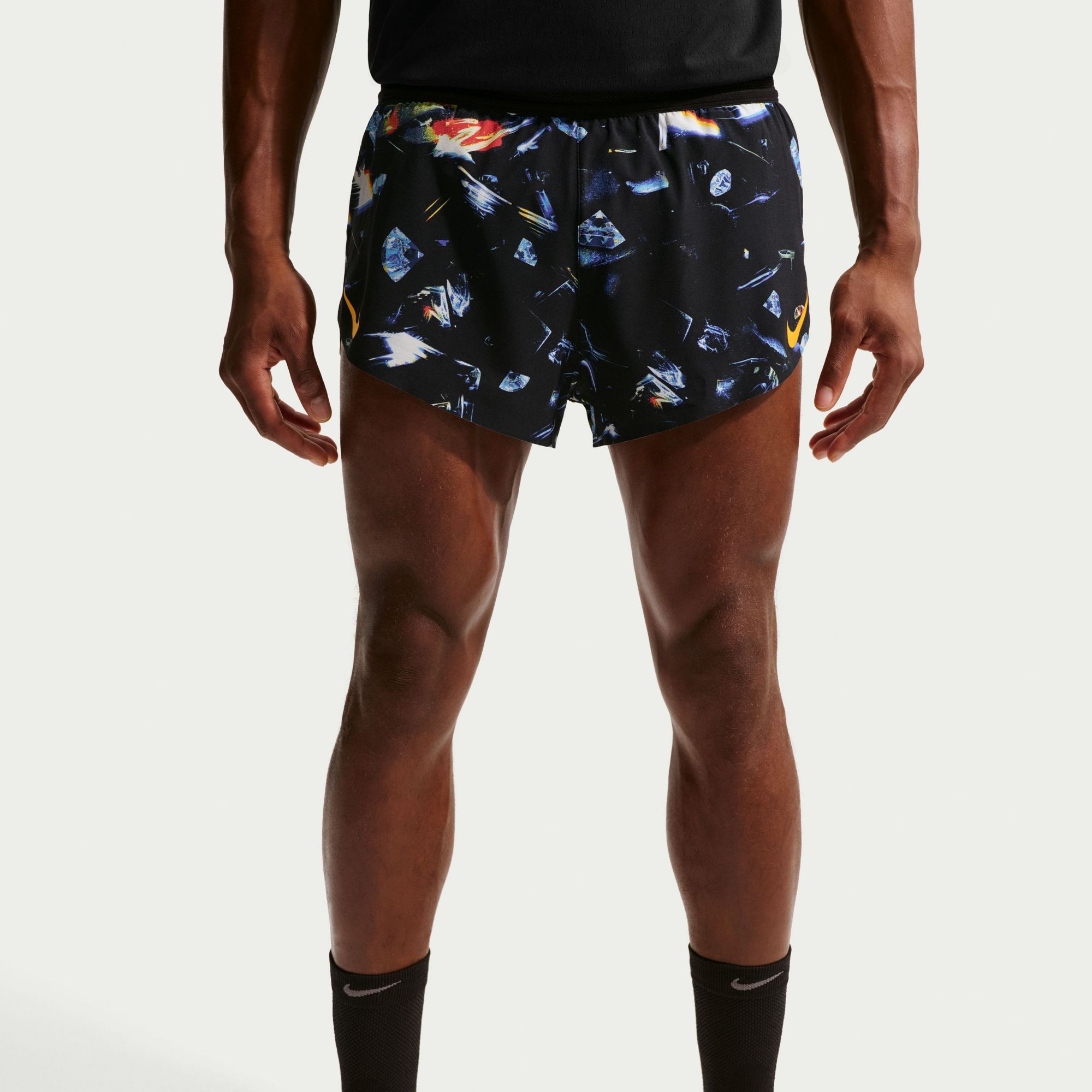 Nike Men's Dri-FIT ADV AeroSwift Printed 2'' Brief-Lined Shorts