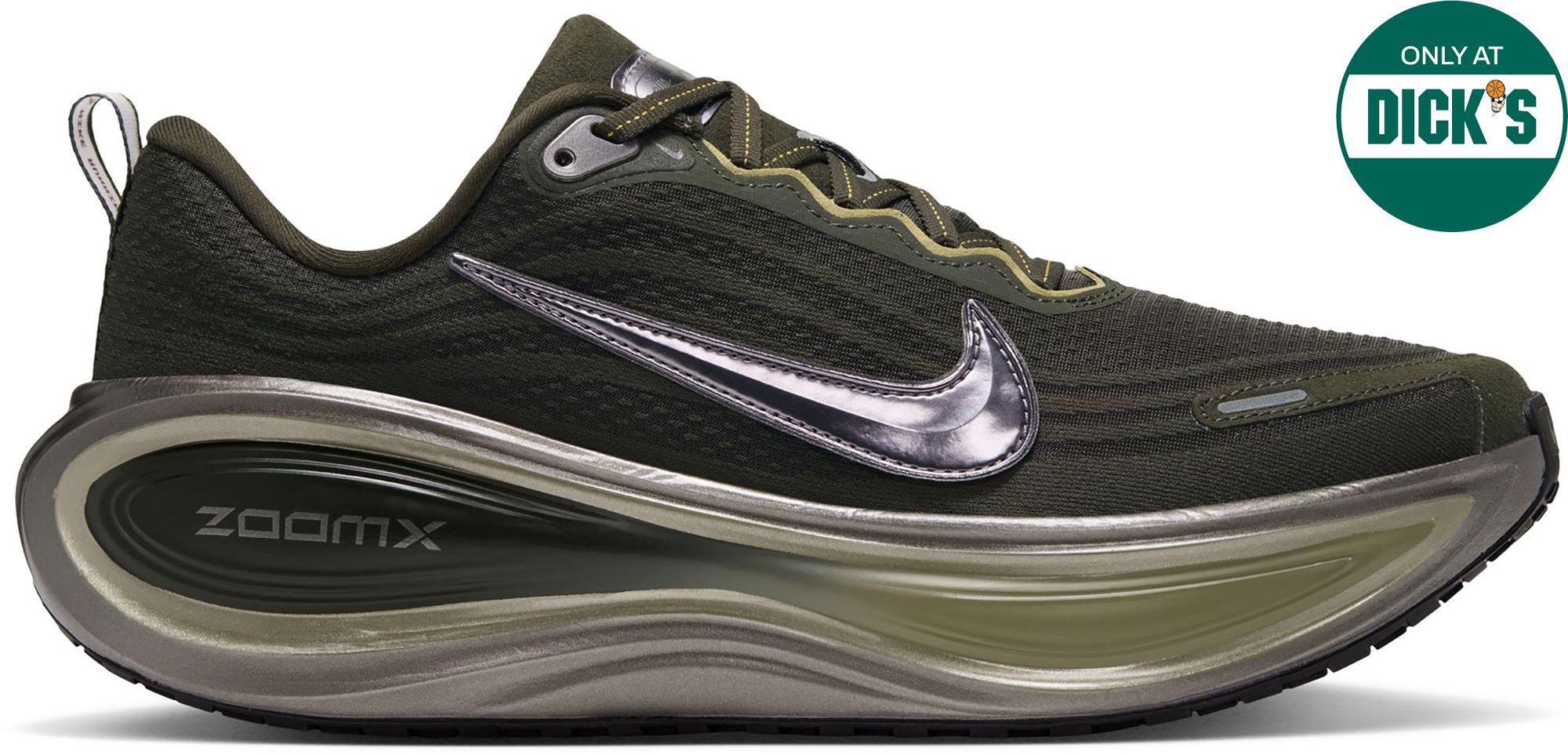 Nike Men's Vomero Plus Running Shoes, Size 9.5, Sequoia/Dusty Olive-Light Bone