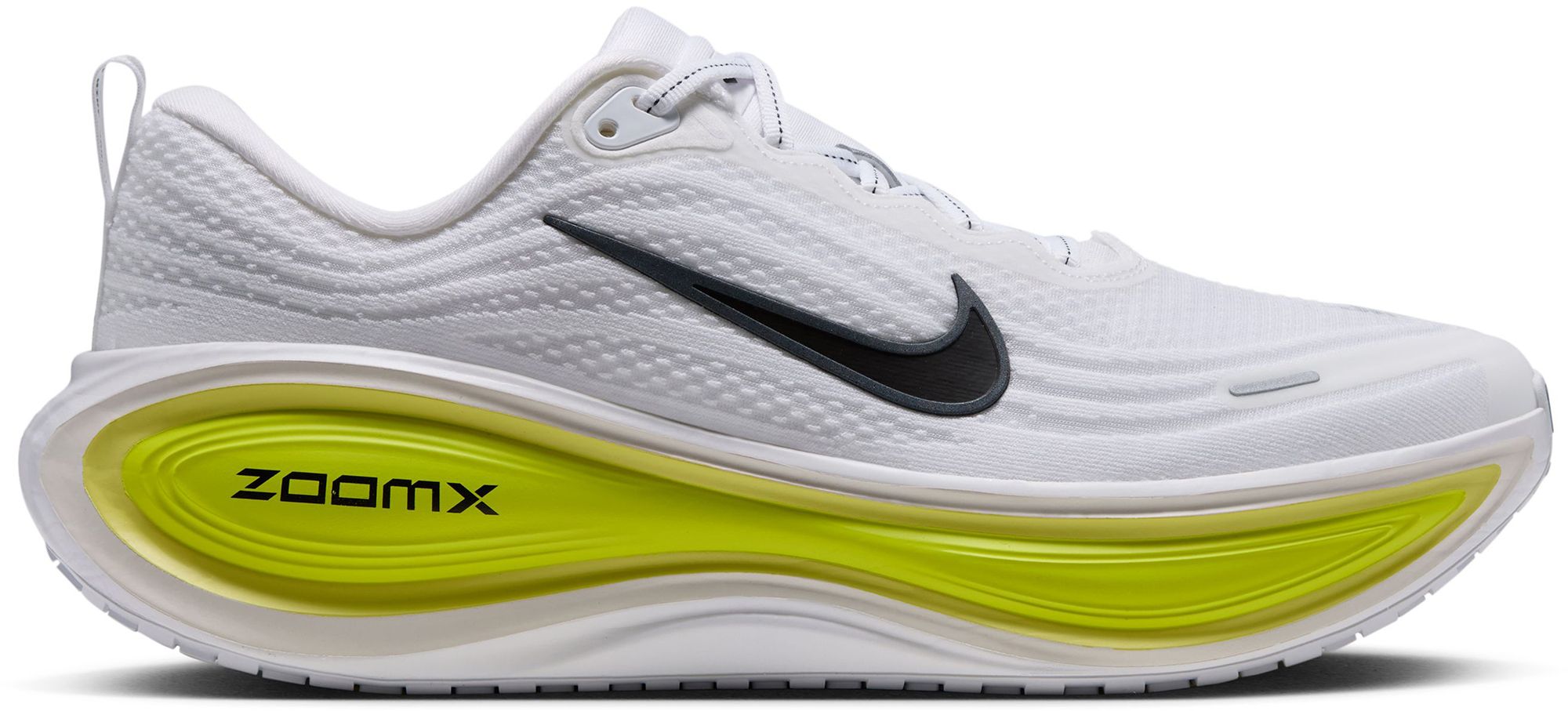 Nike Men's Vomero Plus Running Shoes, Size 11, White/Black-Lmn-Electric Yellow