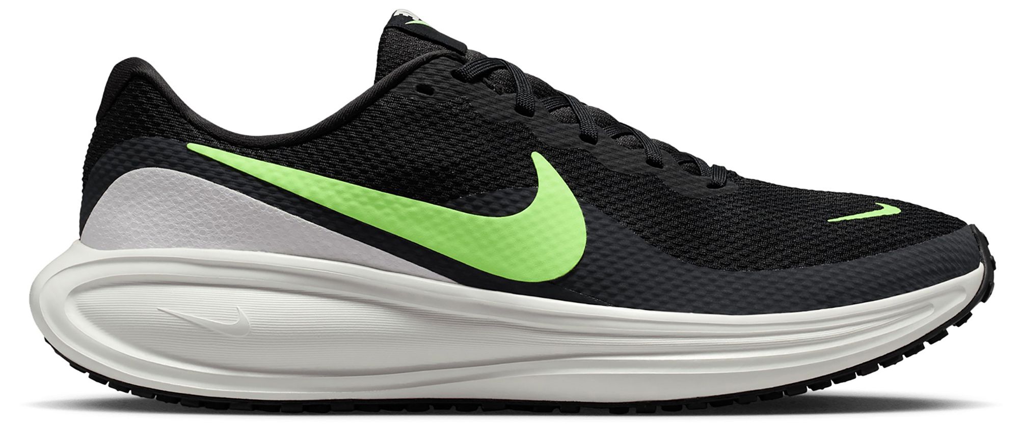 Nike Men's Revolution 8 Running Shoes Black/Lime Blast/Summit White thumbnail