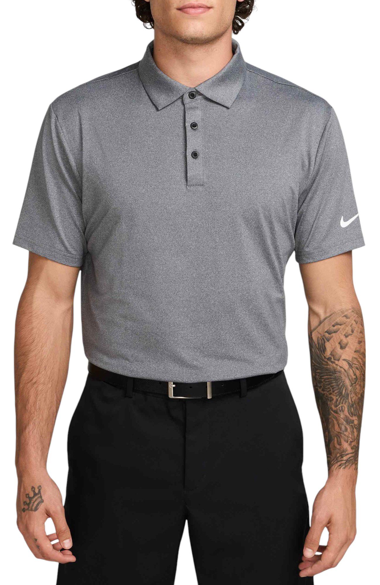 Nike Men's Dri-FIT Tour Heathered Golf Polo