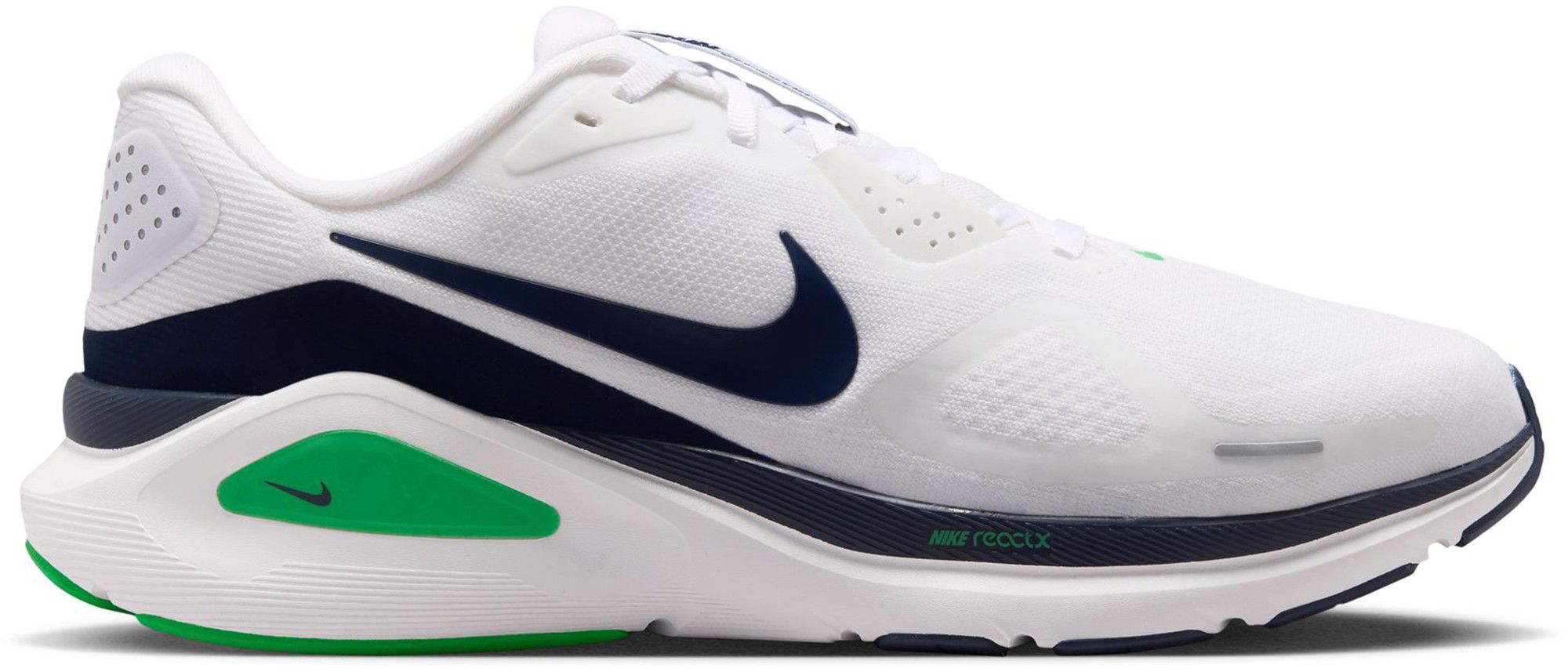 White/Midnight Navy/Green Sprk