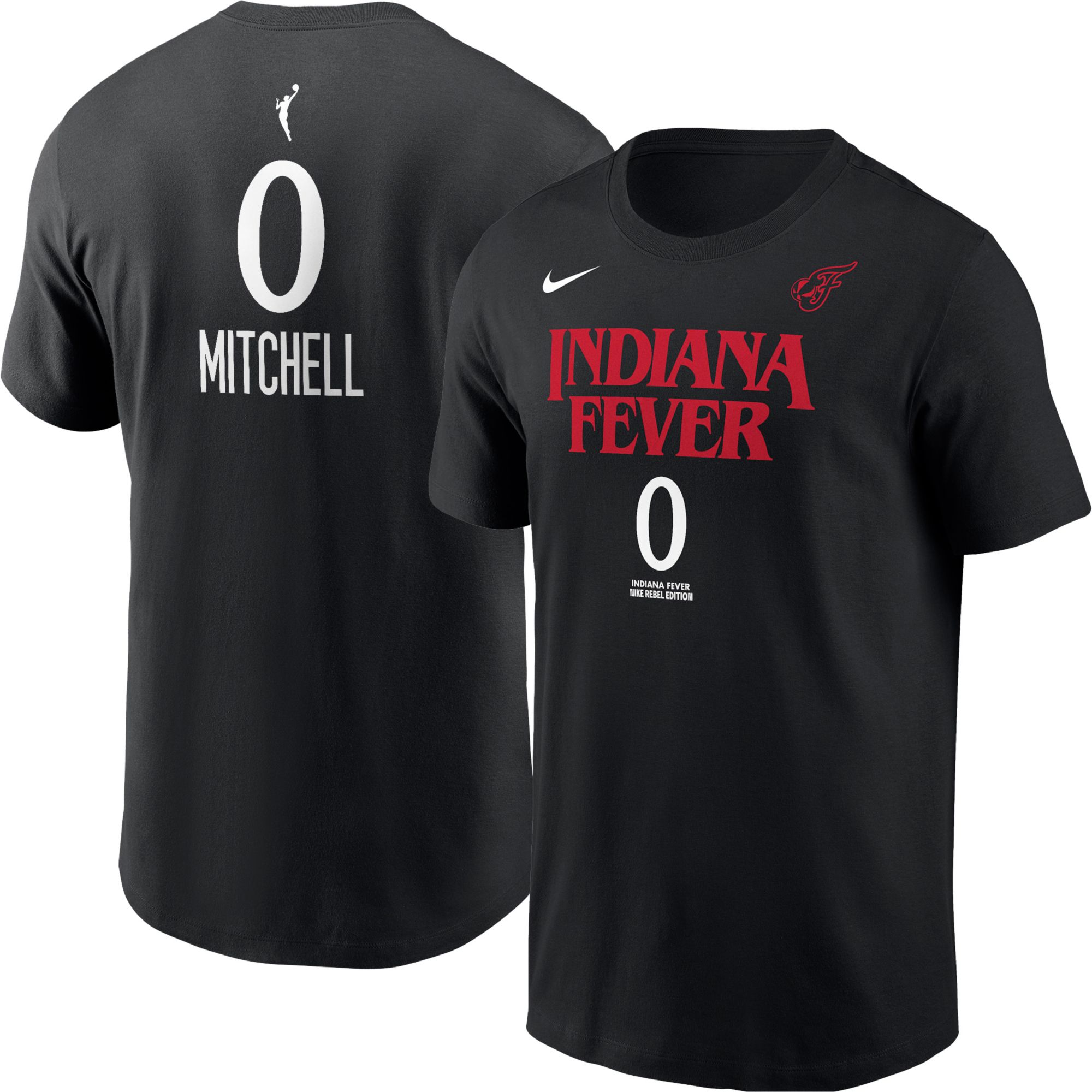 Nike Adult Indiana Fever Kelsey Mitchell #0 Rebel T-Shirt