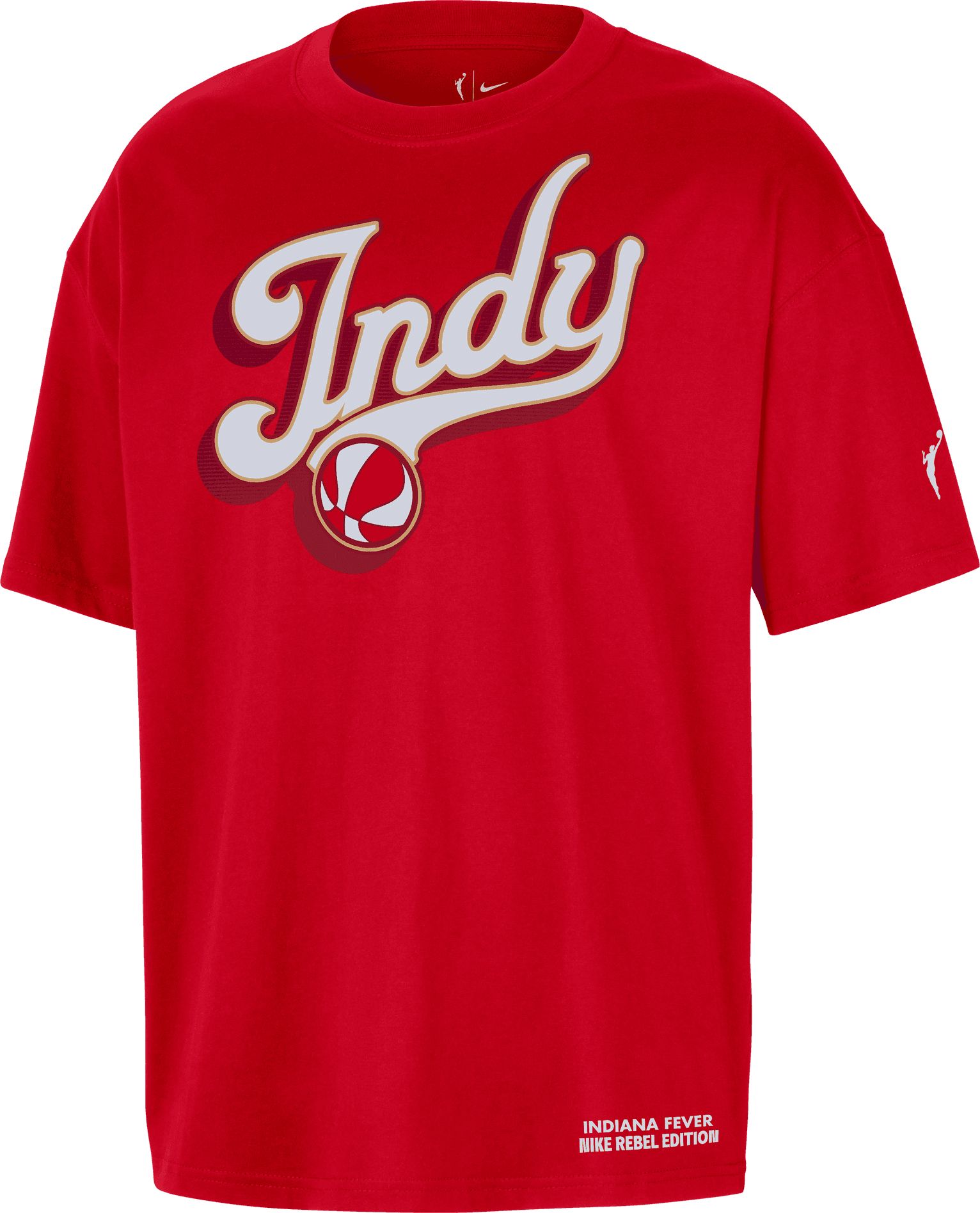 Nike Adult Indiana Fever Red Rebel Wordmark T-Shirt