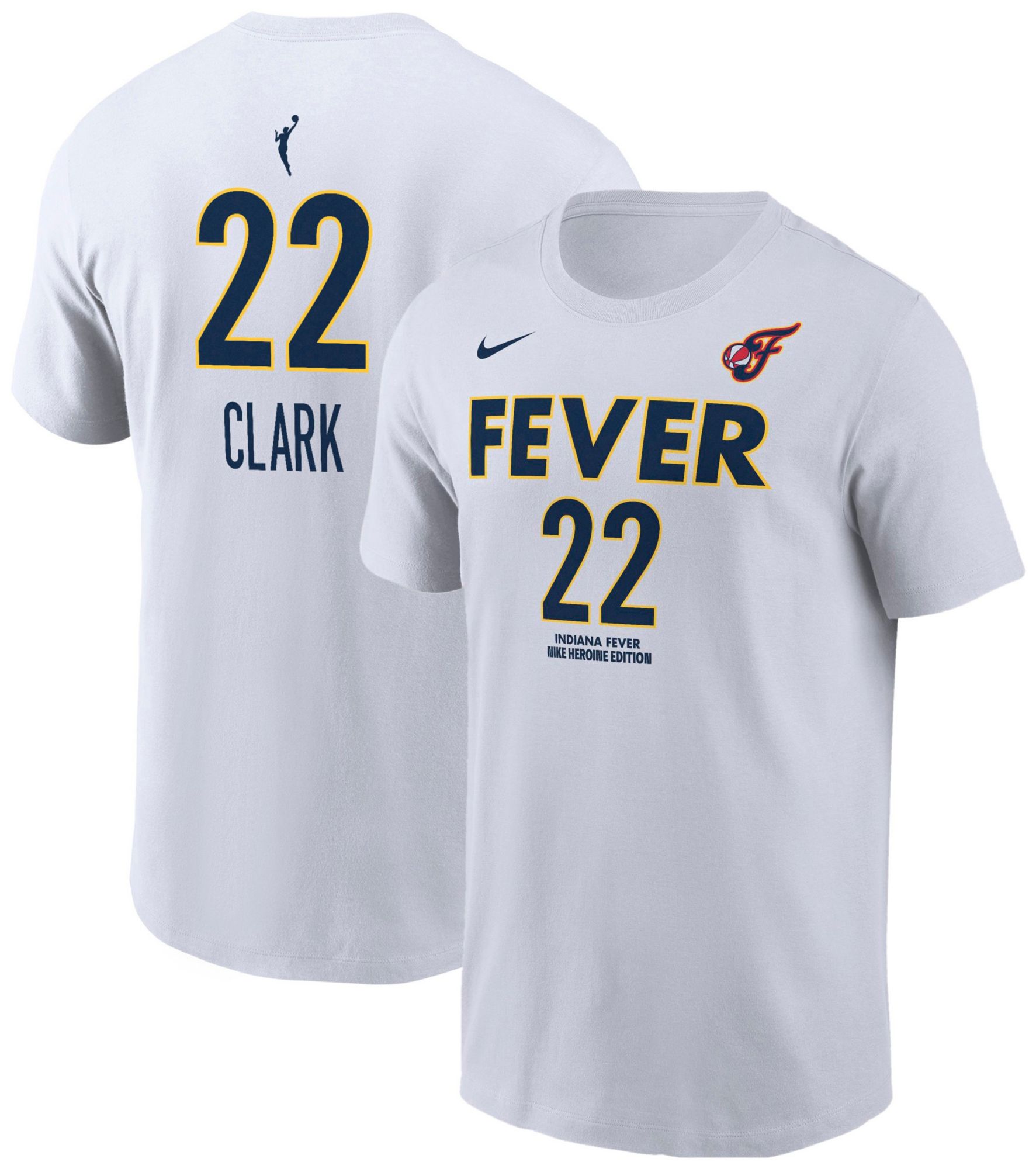 Nike Adult Indiana Fever Caitlin Clark #22 White T-Shirt