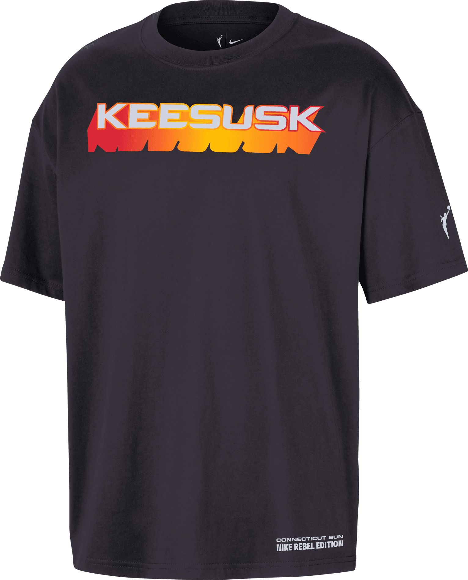 Nike Adult Connecticut Sun Gray Rebel Wordmark T-Shirt
