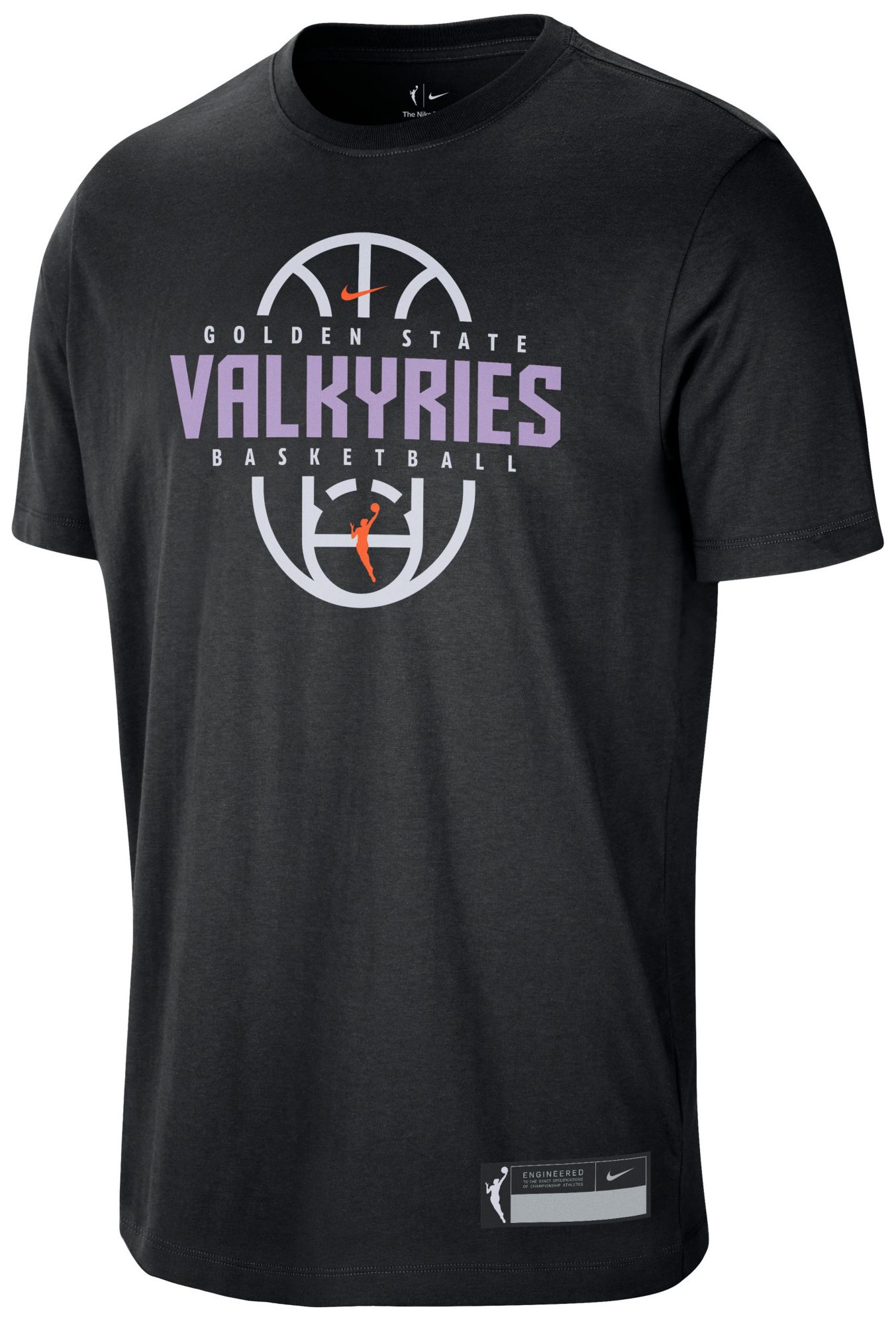 Nike Men's Golden State Valkyries Black Authentic Practice T-Shirt