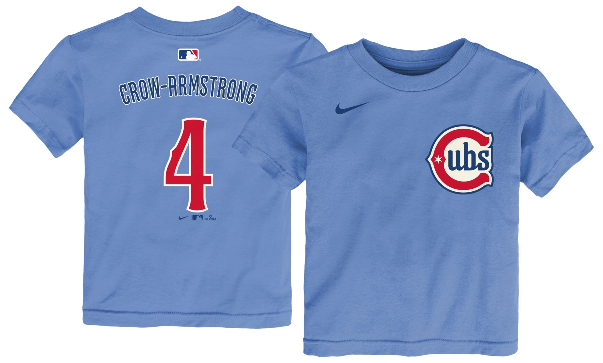 Nike Toddler Chicago Cubs Blue Pete Crow-Armstrong #4 Alternate T-Shirt