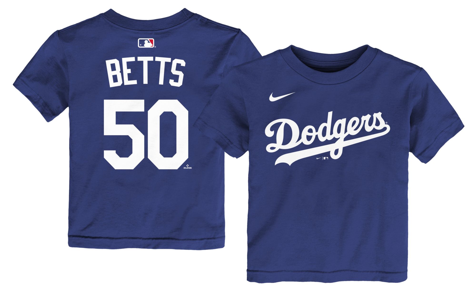 Nike Toddler Los Angeles Dodgers Blue Mookie Betts #50 Home T-Shirt