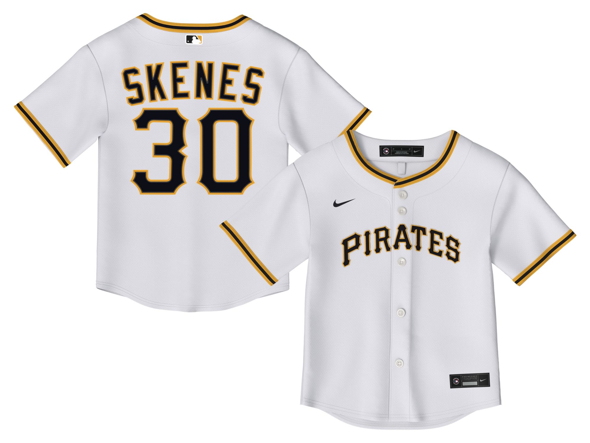 Nike Toddler Pittsburgh Pirates Paul Skenes #30 Replica Jersey