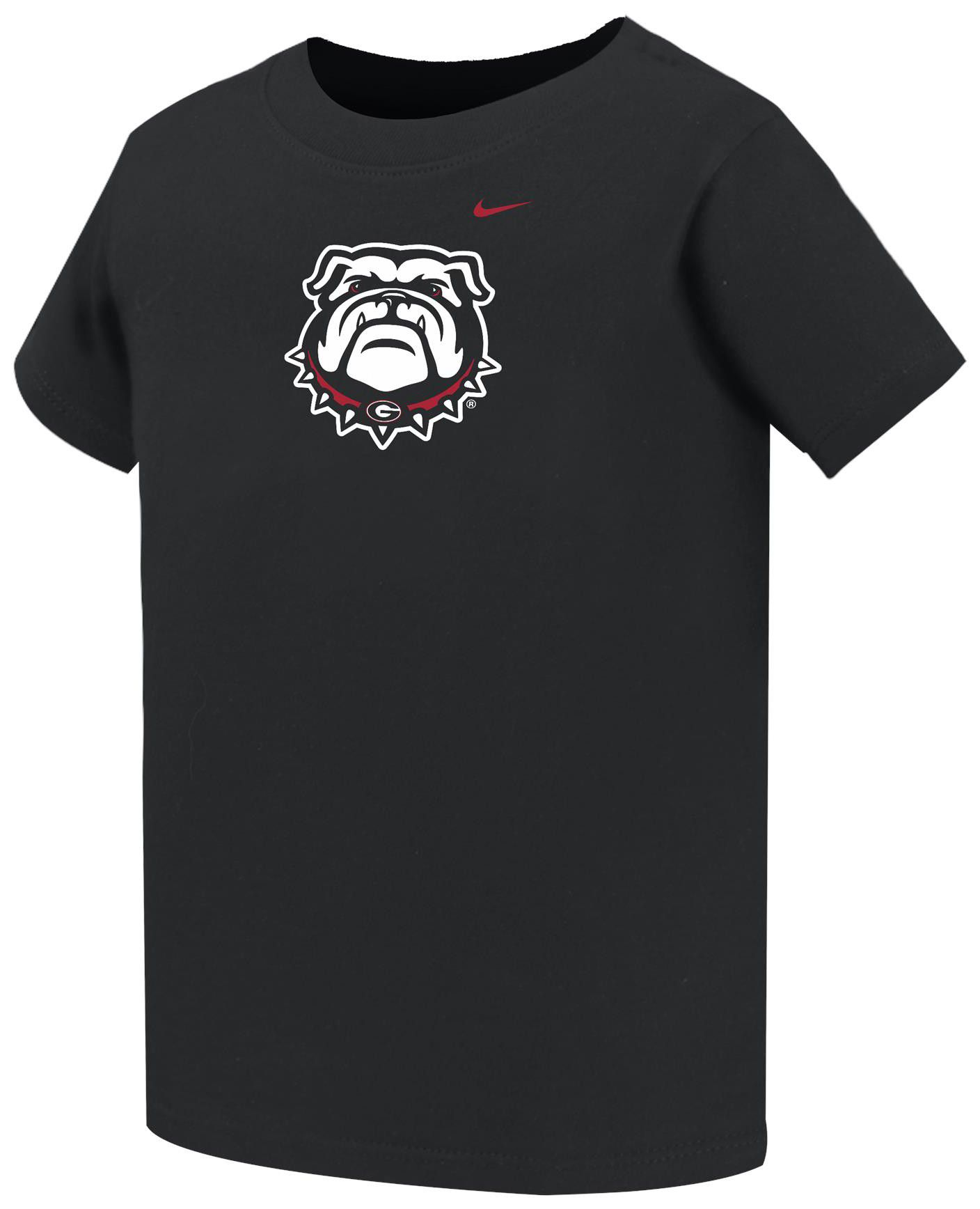 Nike Toddler Georgia Bulldogs Black 2T Team Logo Short Sleeve T-Shirt