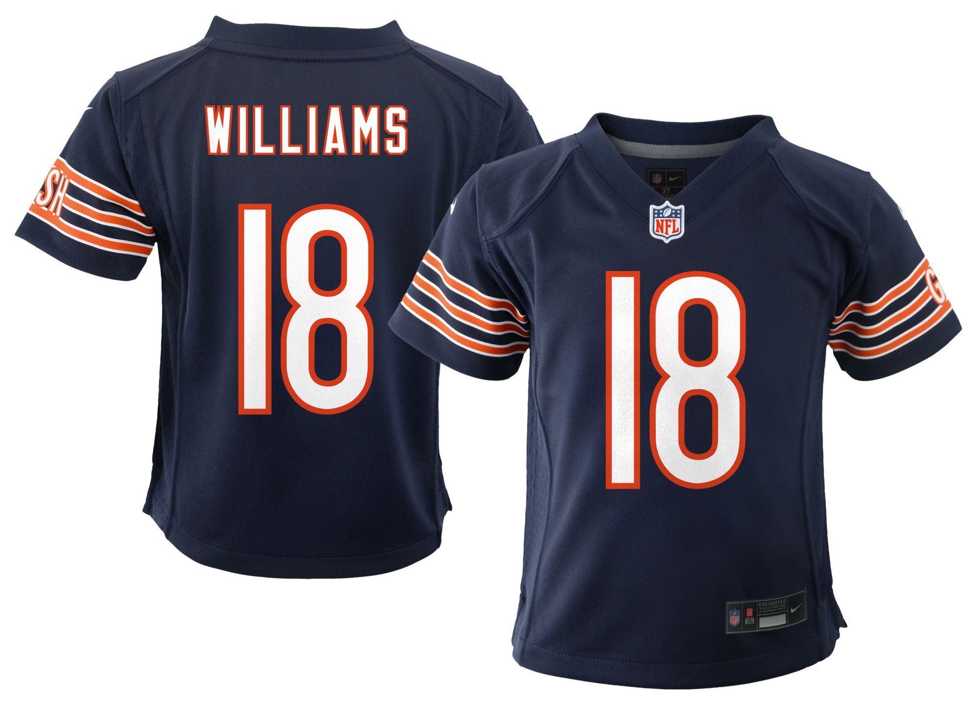 Nike Toddler Chicago Bears Orange Home Game Jersey