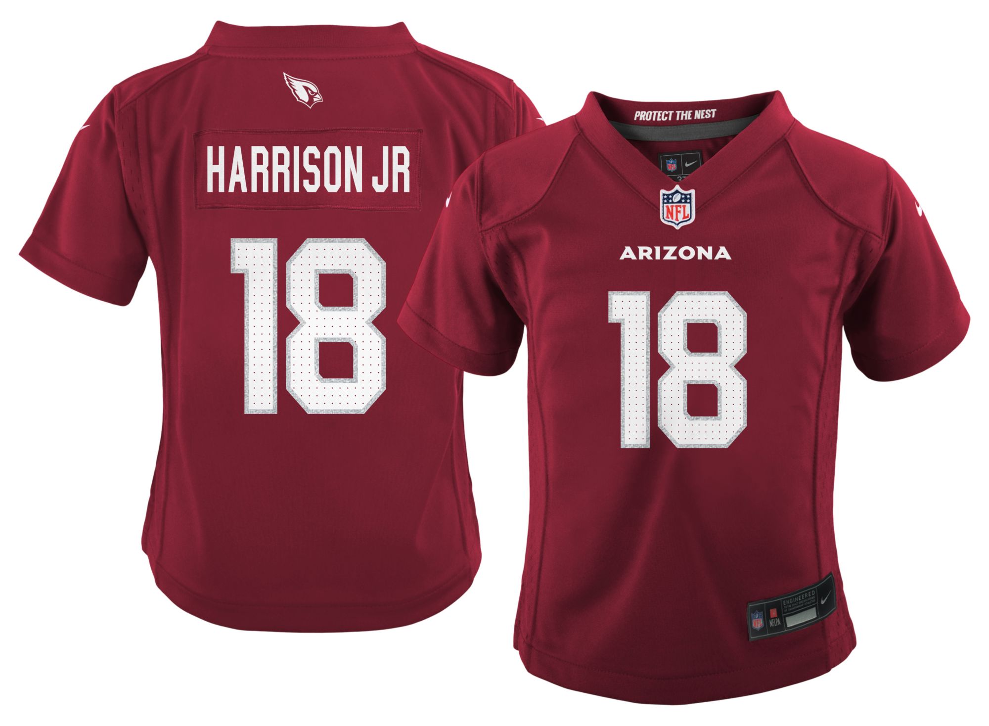 Nike Toddler Arizona Cardinals Marvin Harrison Jr. #18 Red Game Jersey