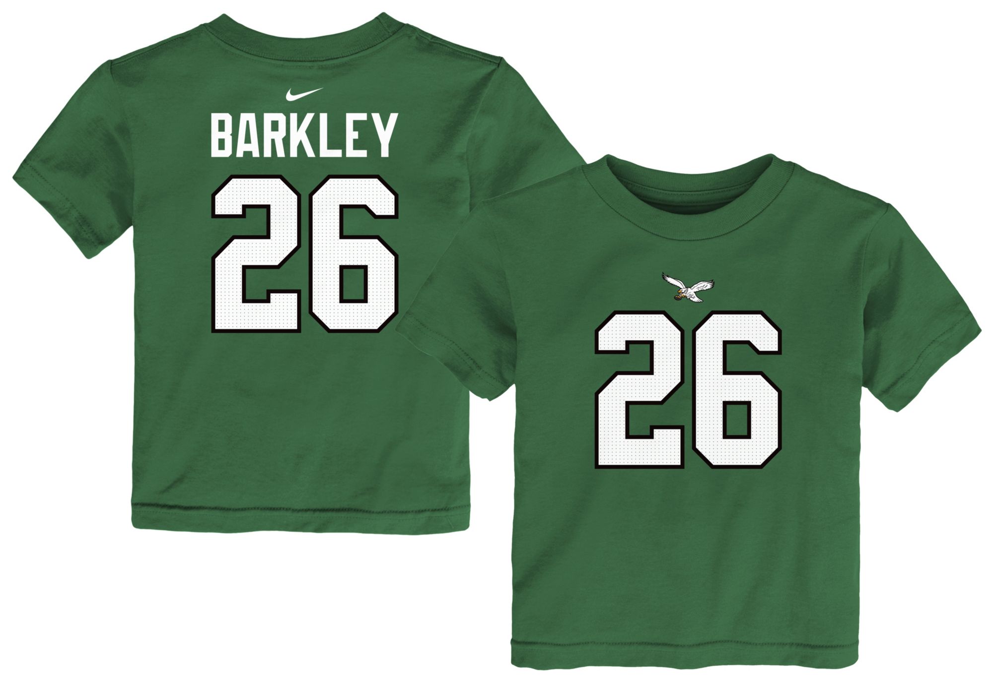Nike Toddler Philadelphia Eagles Saquon Barkley #26 Pine Green T-Shirt