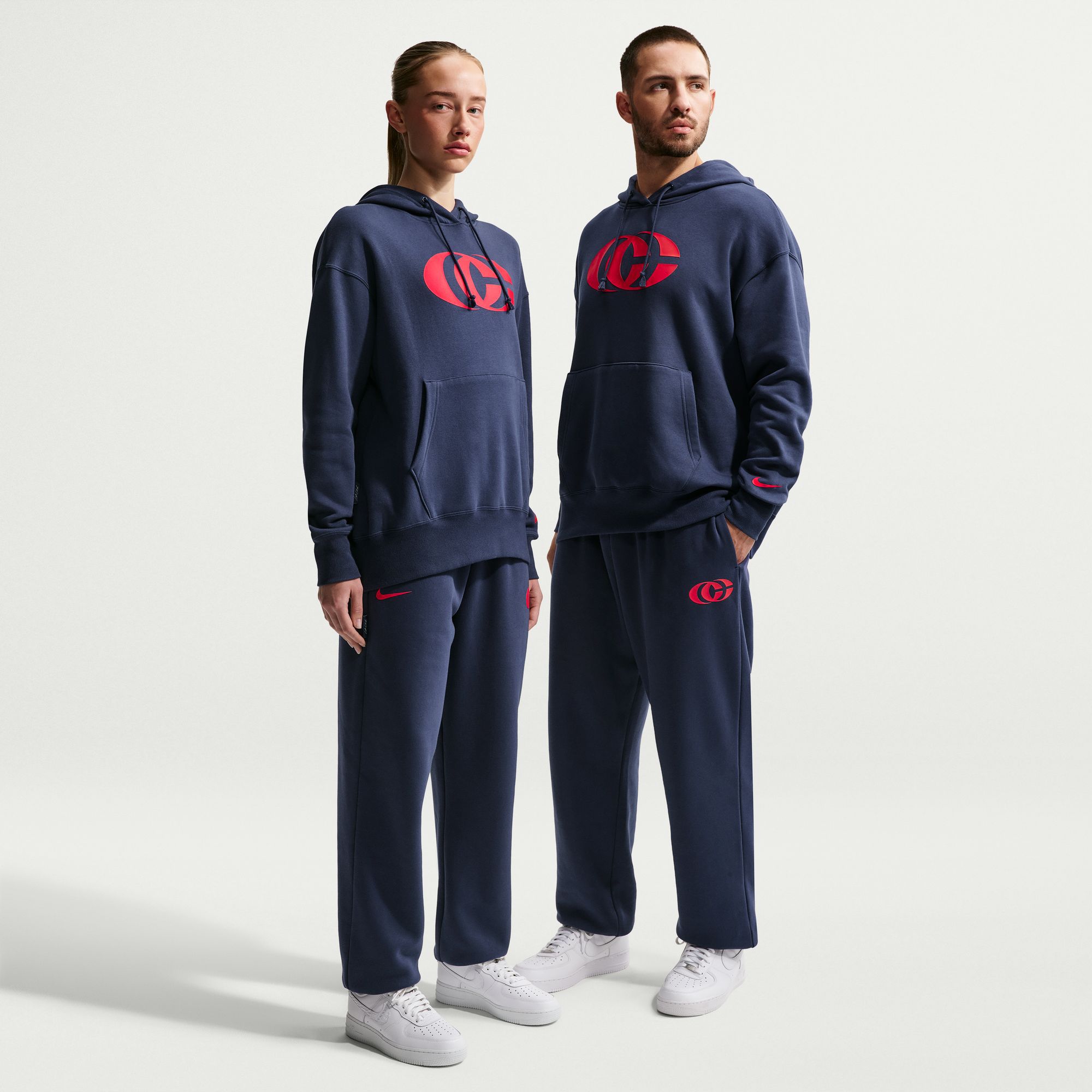 Midnight Navy/University Red