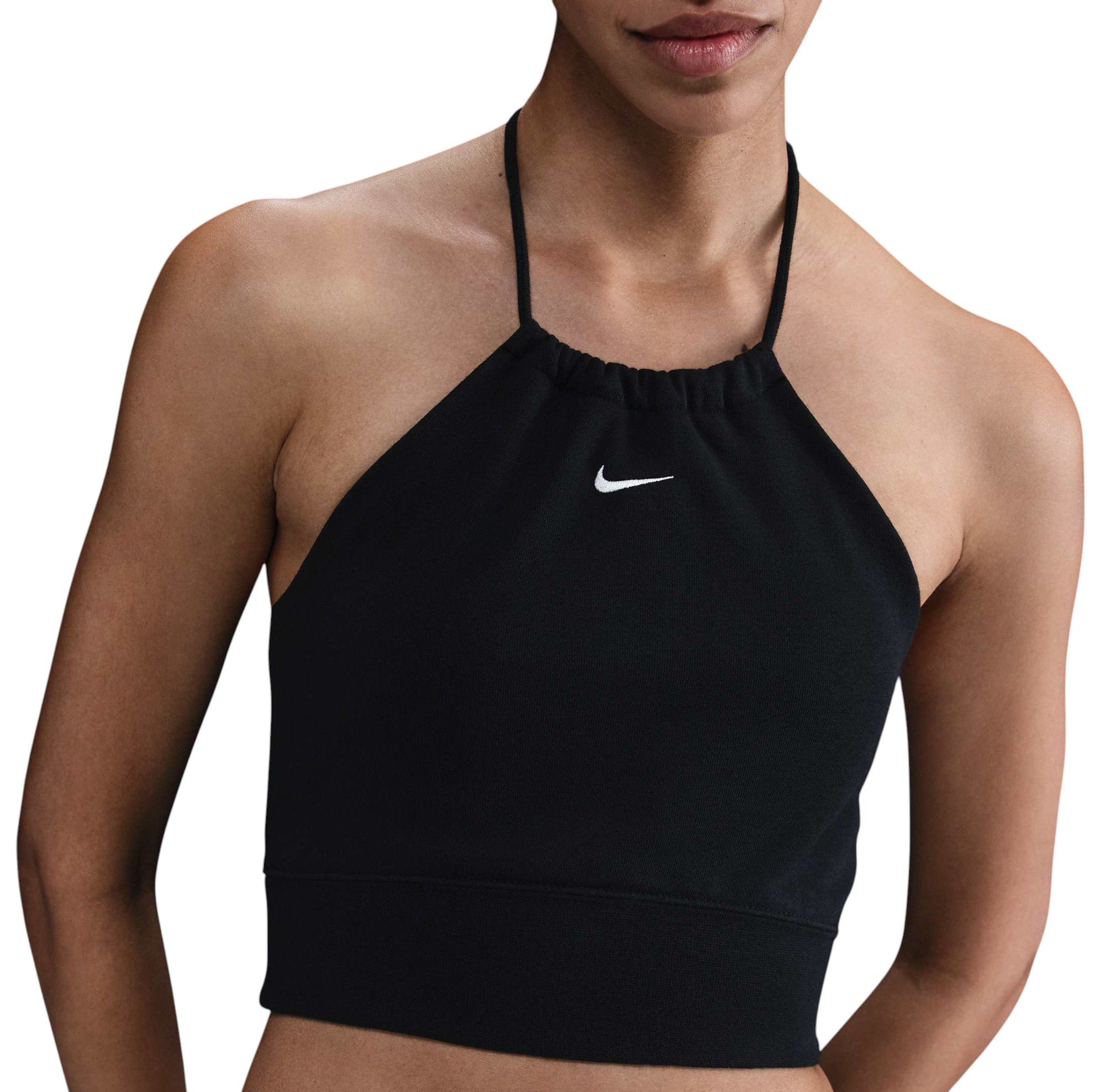 Nike Women's Sportswear Chill Terry Slim Cropped French Terry Halter Top