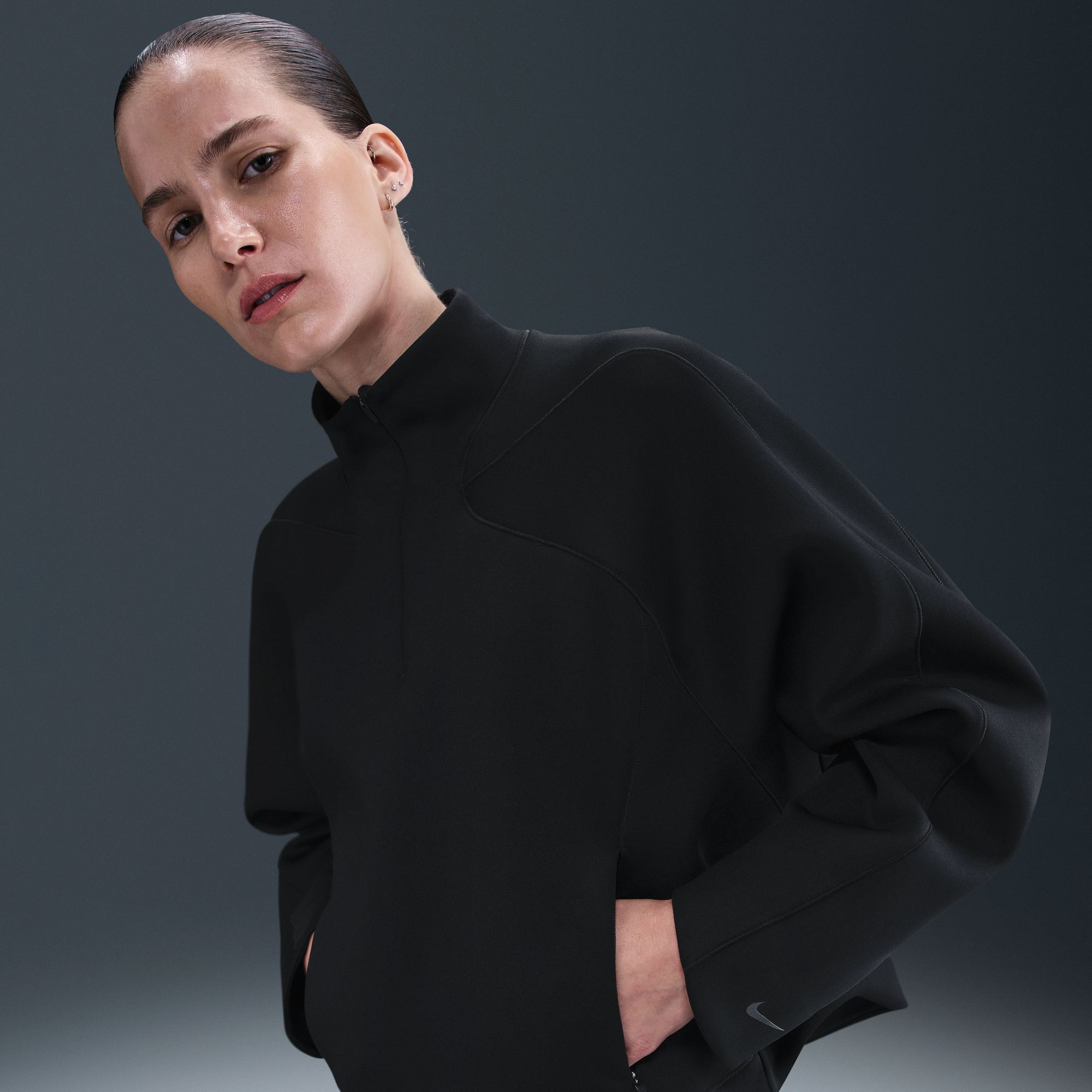 Nike Women's Universa Dri-FIT 1/4-Zip Top