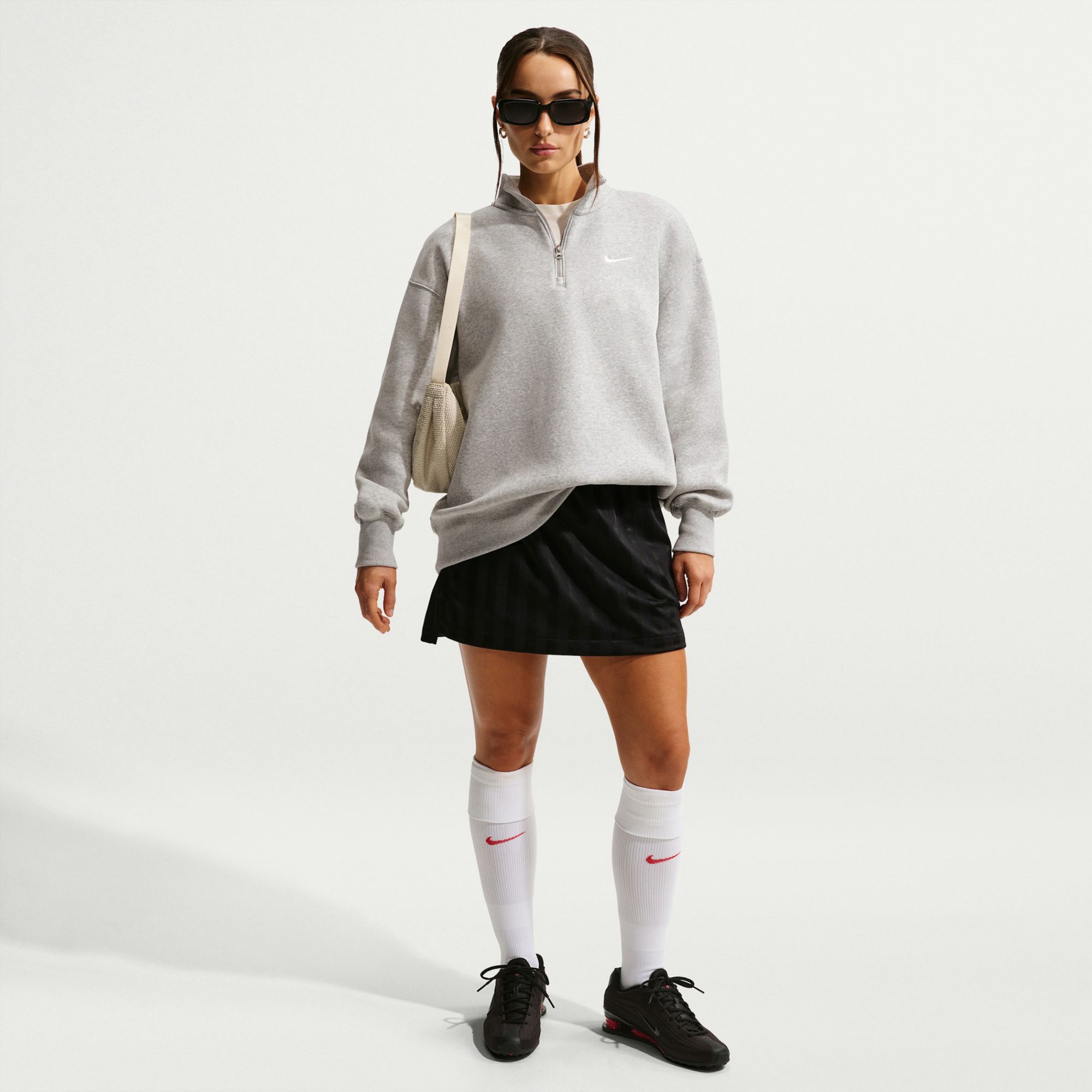 Nike Women's Sportswear Phoenix Fleece Oversized 1/4-Zip Long Sweatshirt