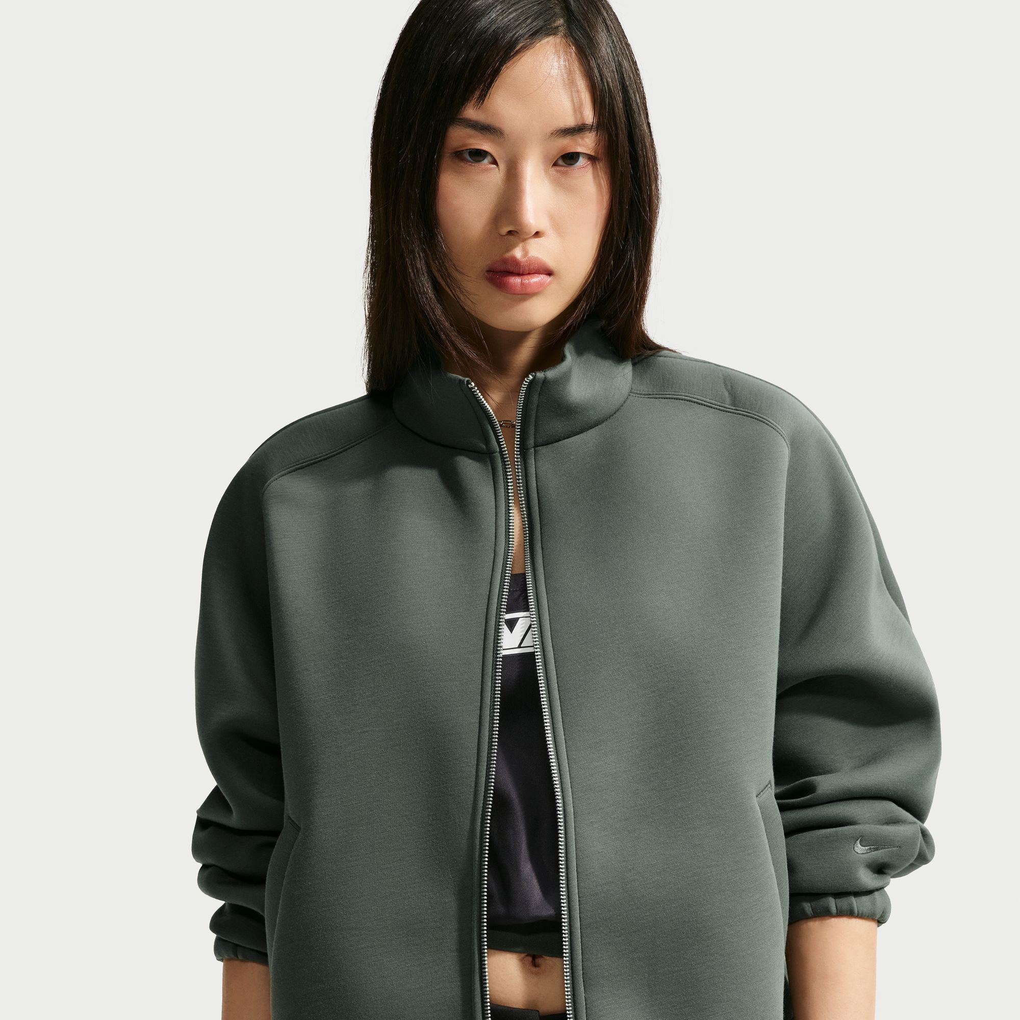 Nike Women's Sportswear Oversized Fleece Track Jacket