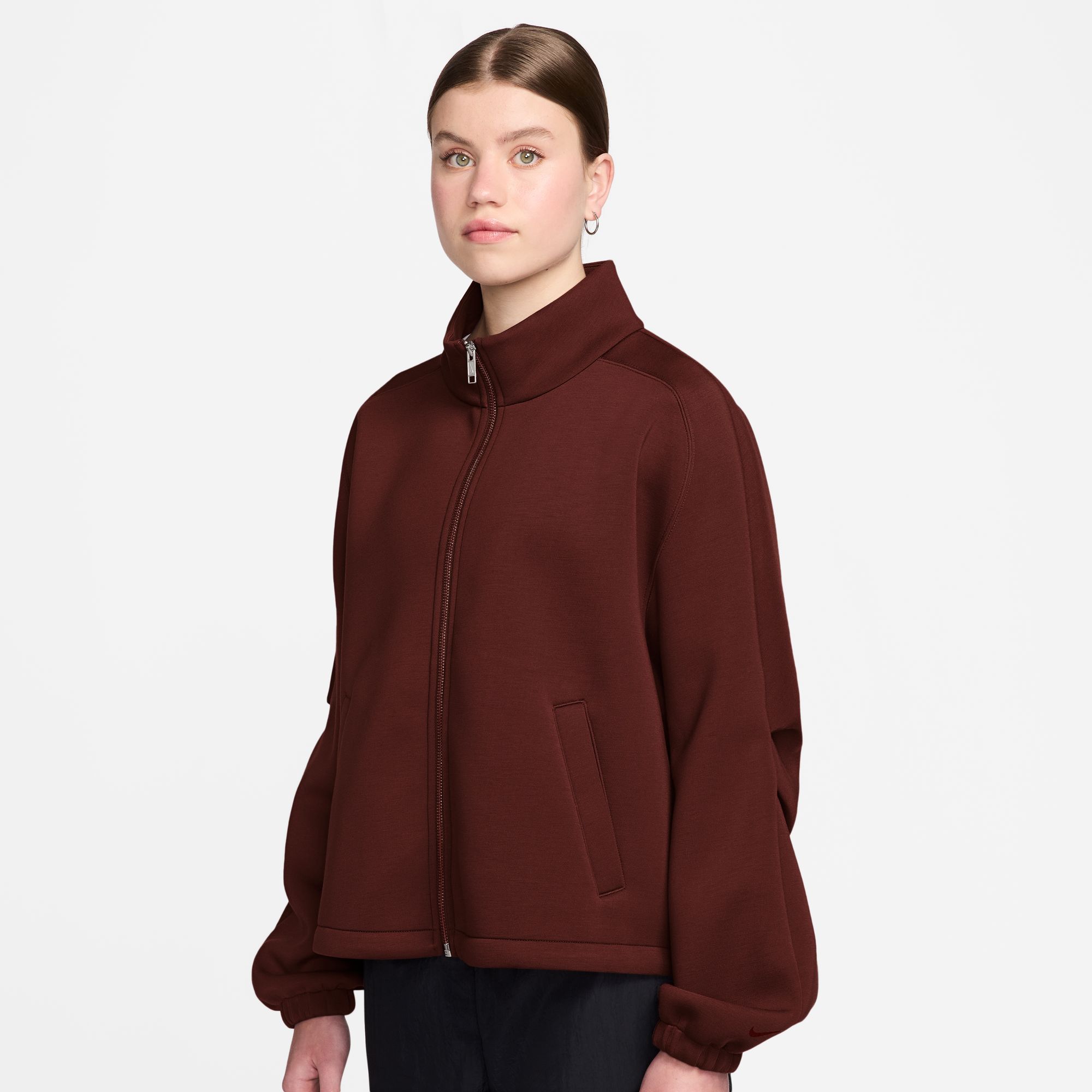 Nike Women's Sportswear Oversized Fleece Track Jacket