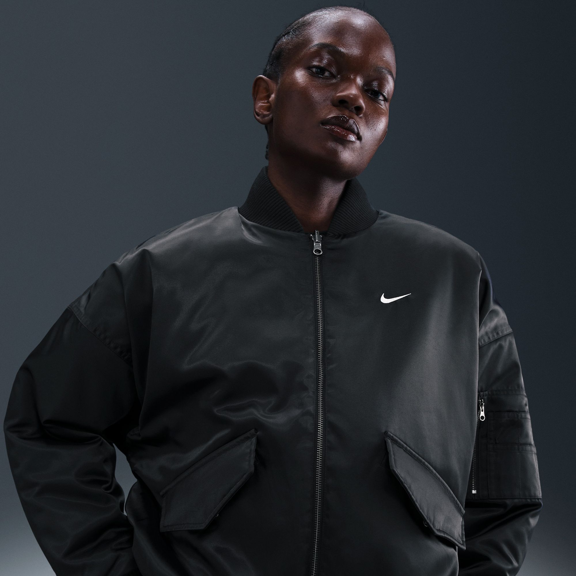 Nike Women's Sportswear Therma-FIT Reversible Bomber Jacket