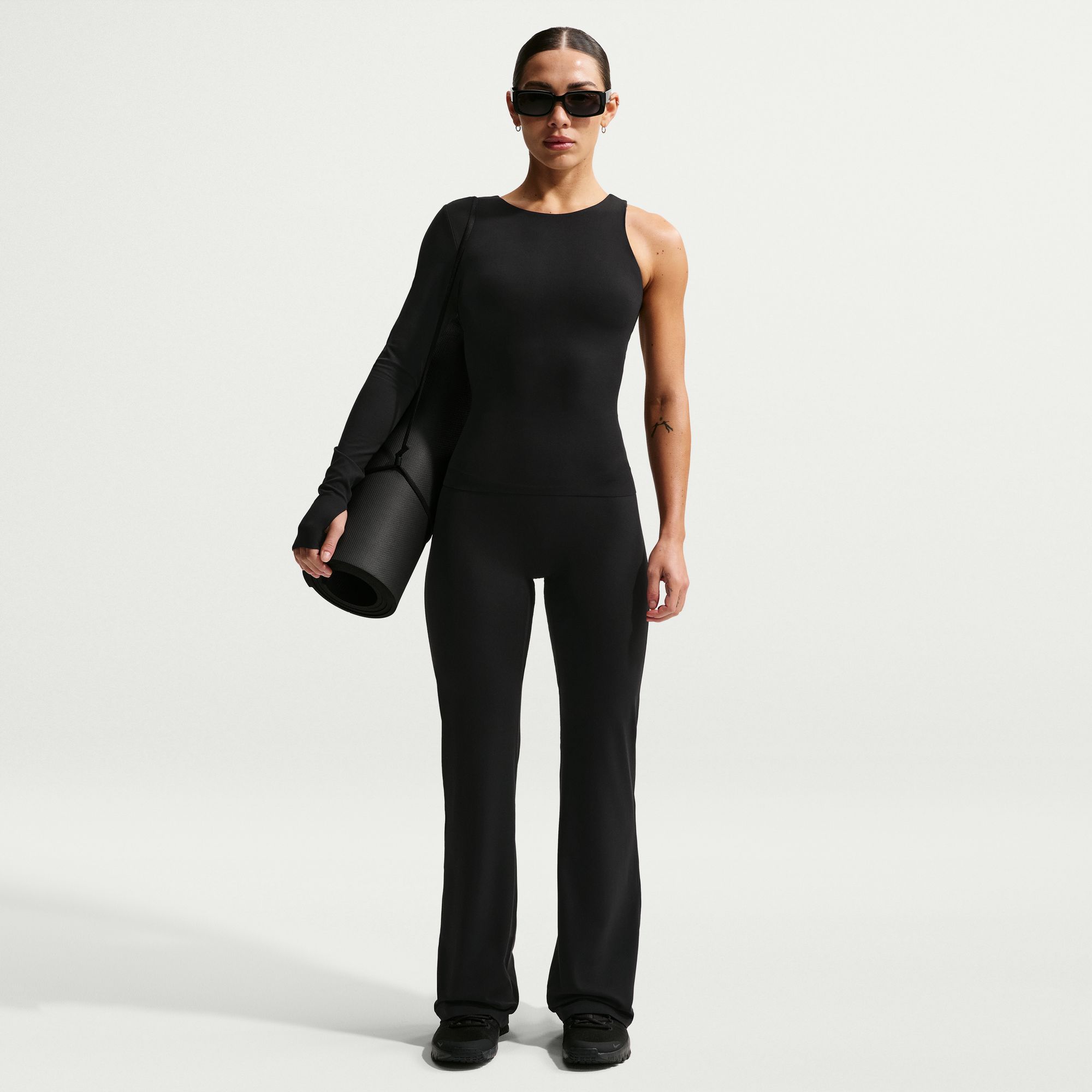 Nike Women's Zenvy High-Waisted Flared Leggings with No Front Seam