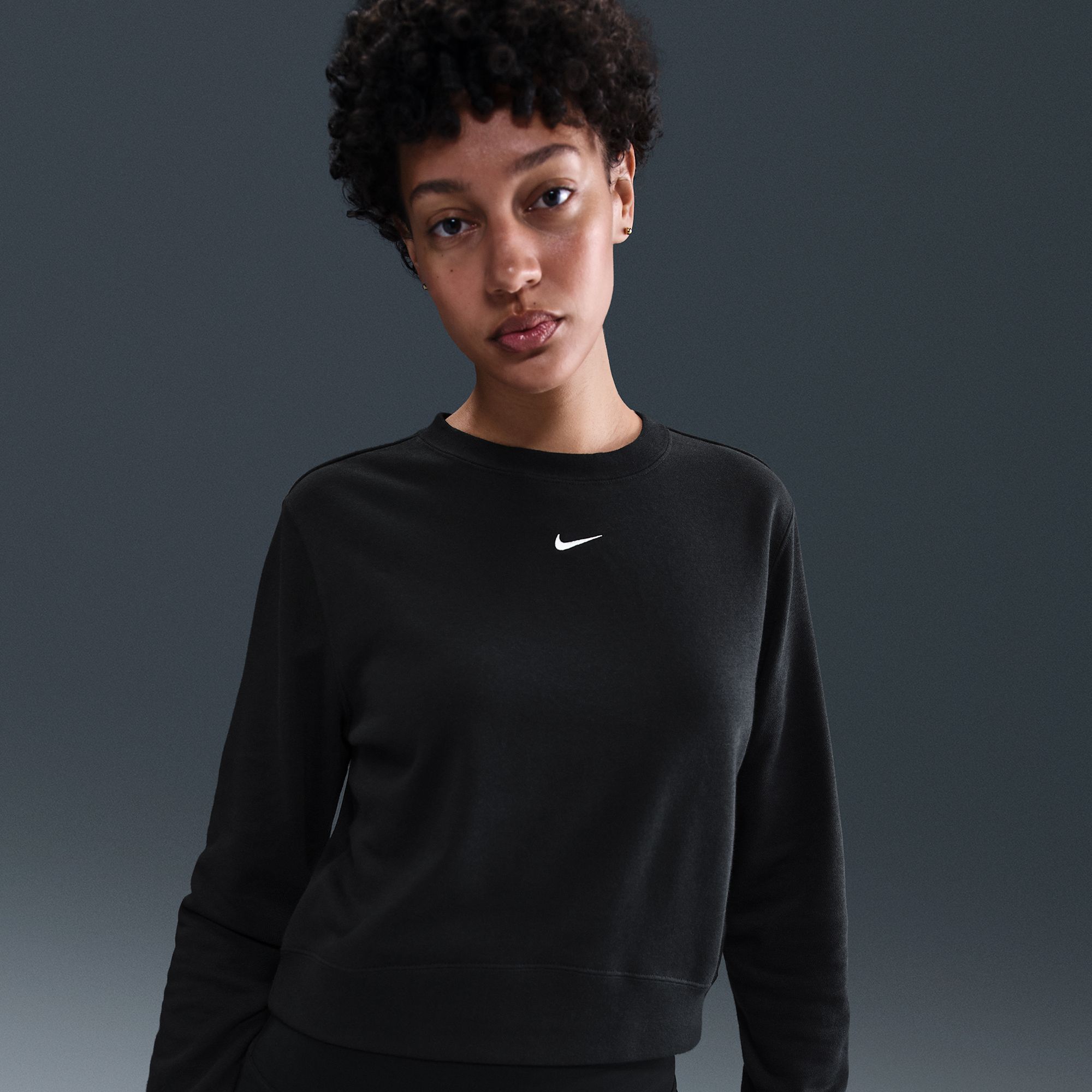 Nike Women's Sportswear Chill Terry Crew-Neck French Terry Sweatshirt