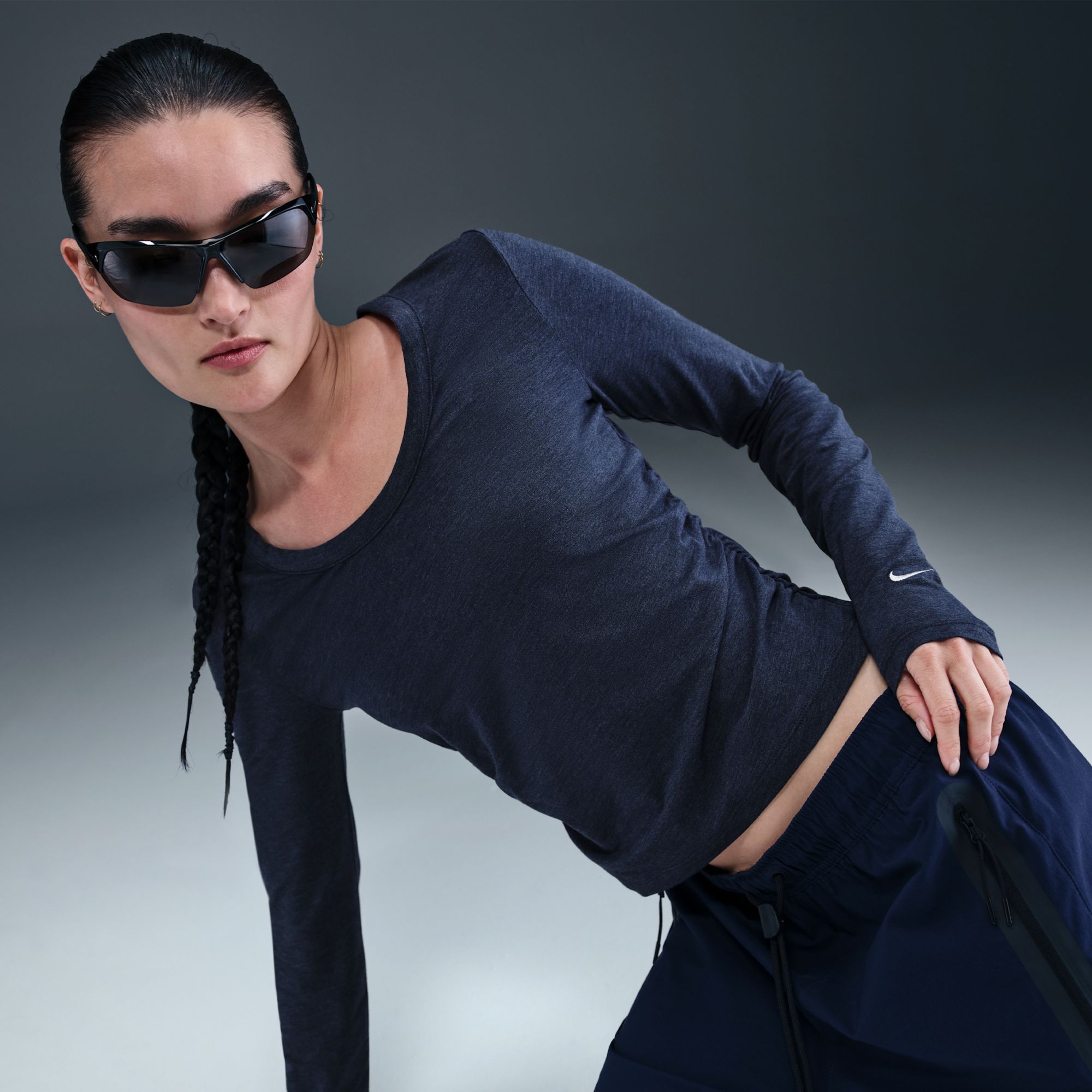 Nike Women's Sportswear Chill Knit Long-Sleeve Top