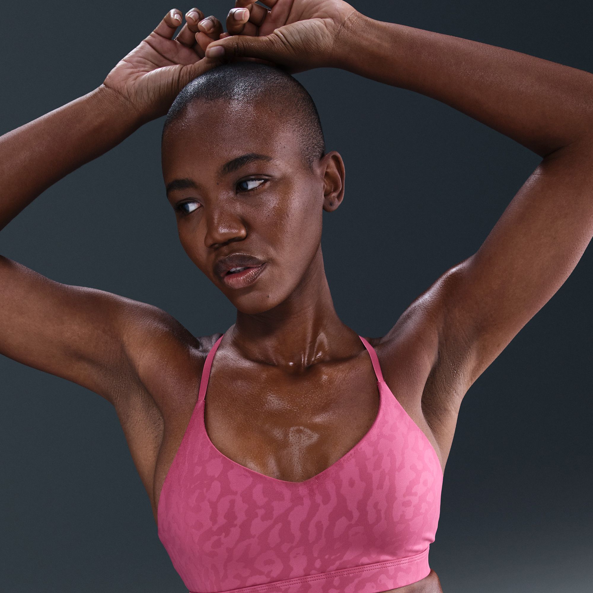 Nike Women's Indy Embroidered Light-Support Padded Adjustable Sports Bra